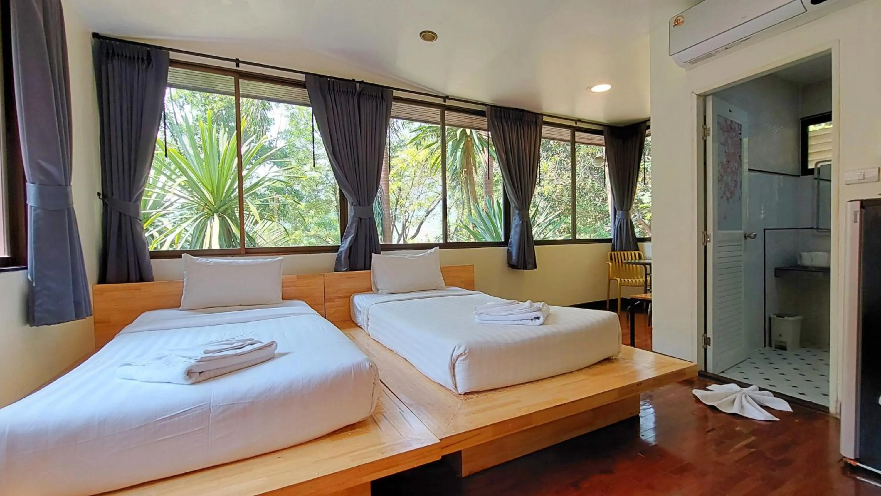 Bedroom, Bed in Puprai Tarnnarm Resort