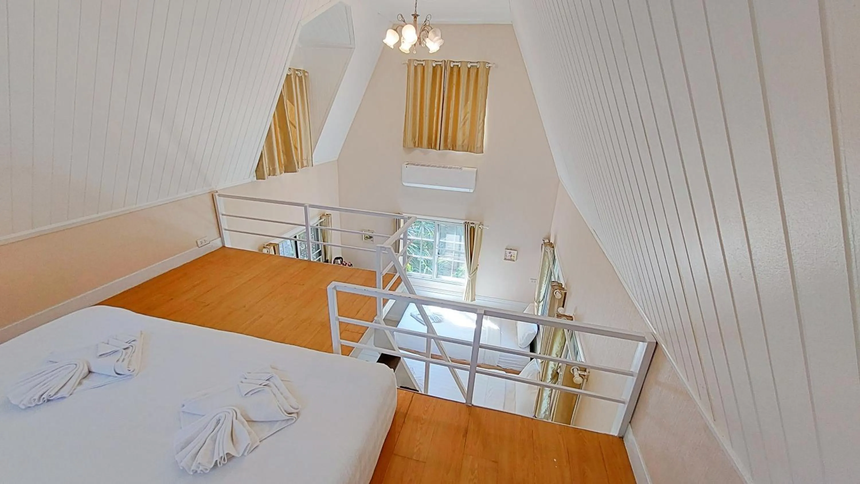 Bed in Puprai Tarnnarm Resort