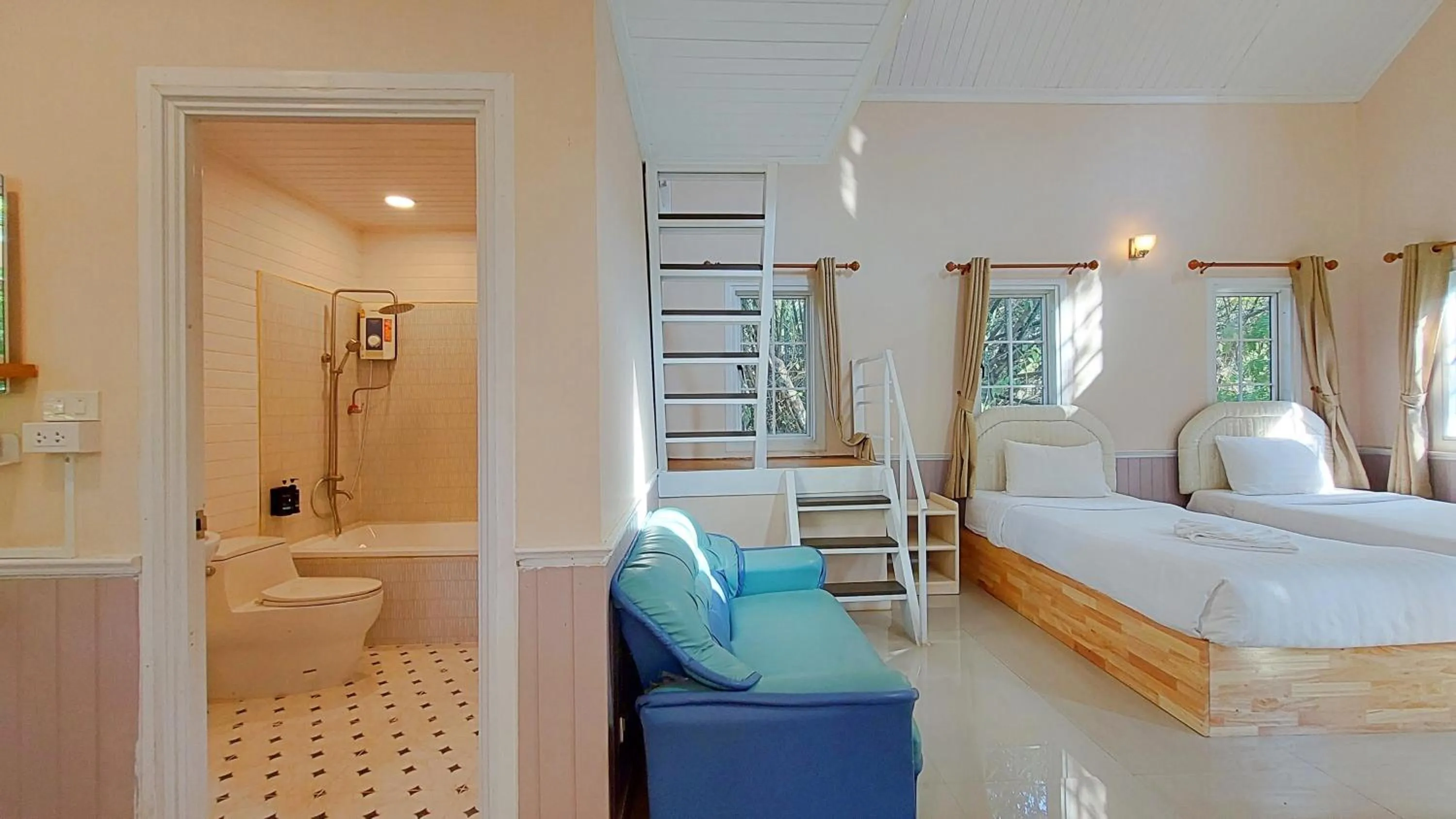 Bedroom, Bed in Puprai Tarnnarm Resort