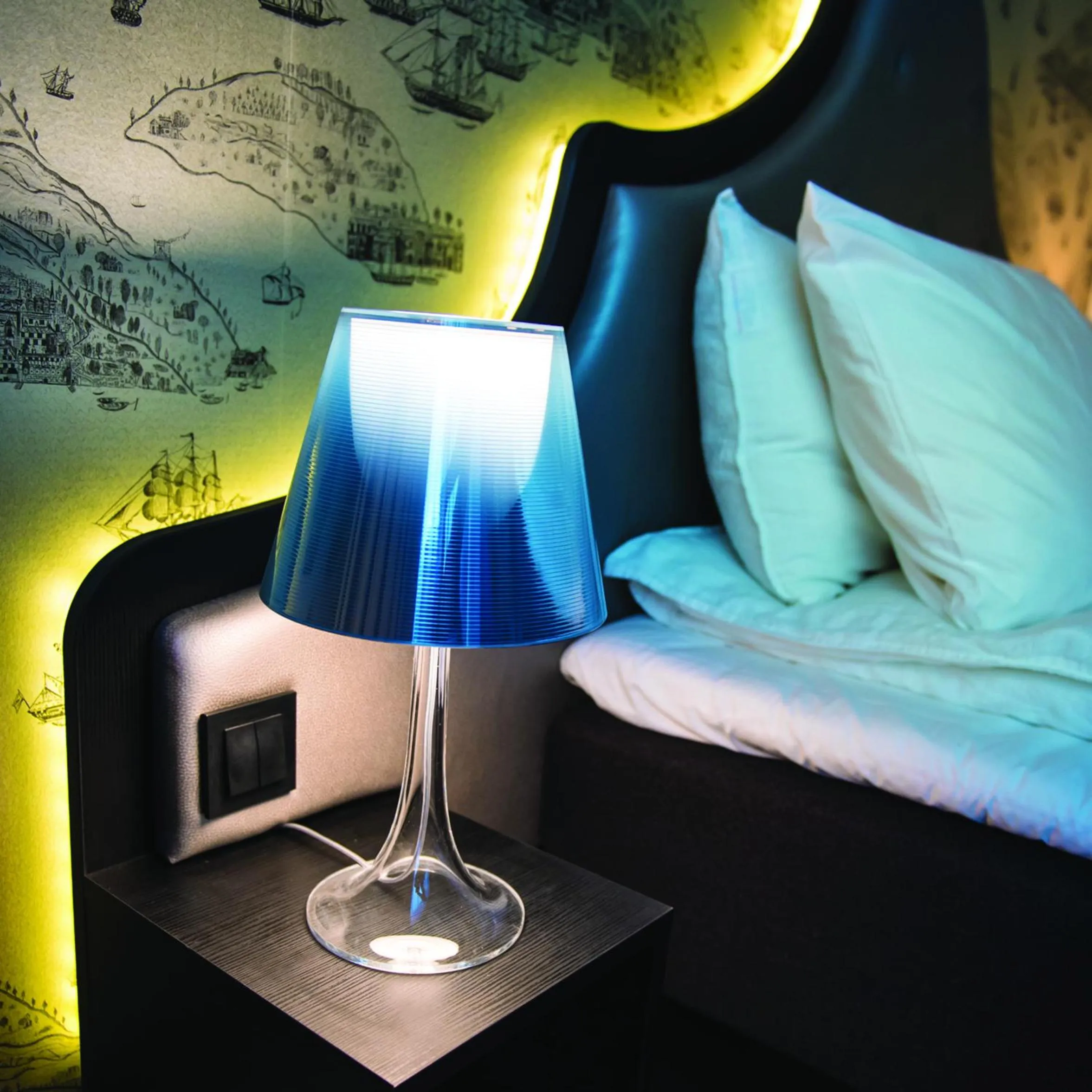 Decorative detail, Bed in Thon Hotel Fosnavåg