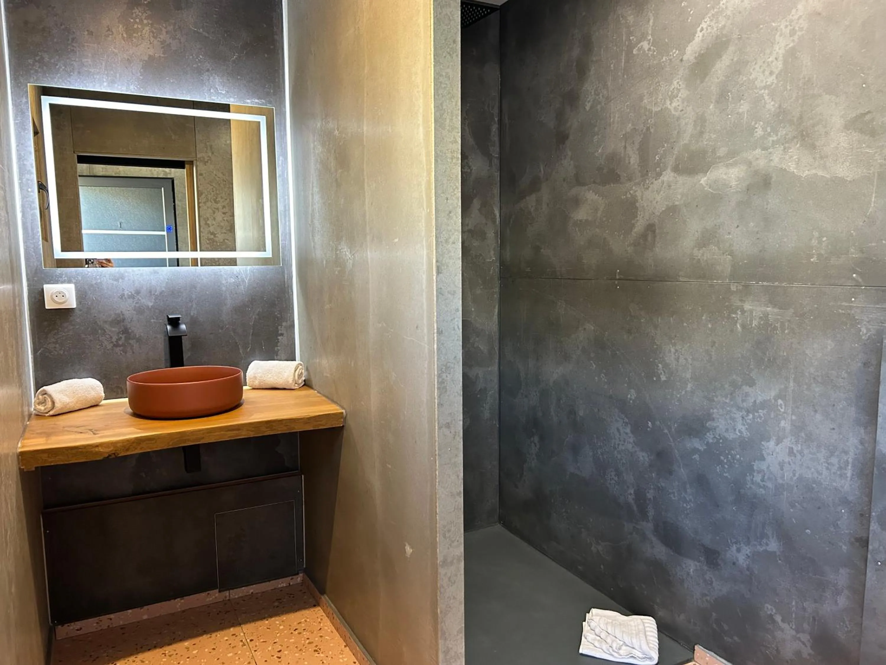 Bathroom in Hôtel Casa Matteu