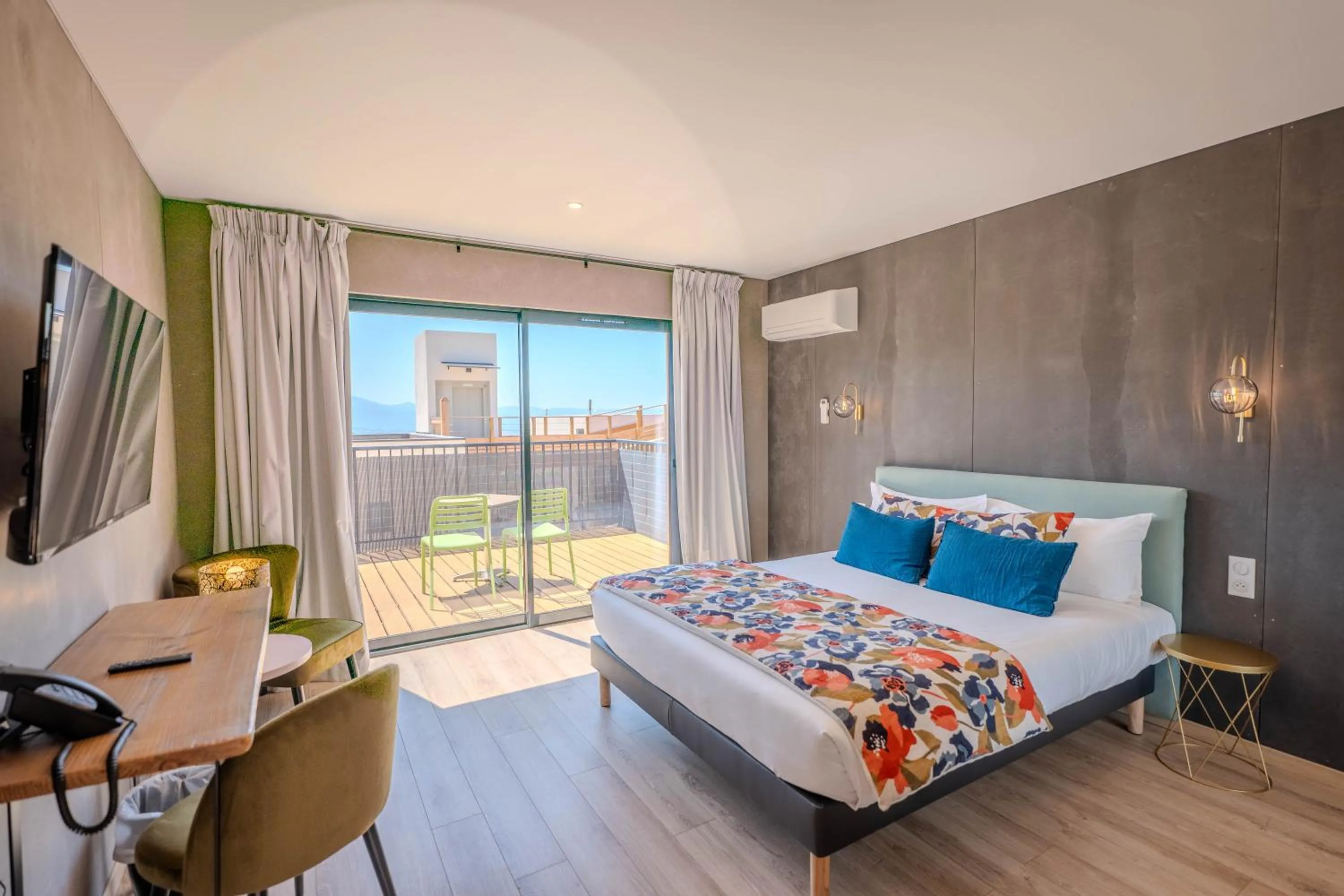 Bed in Hôtel Casa Matteu