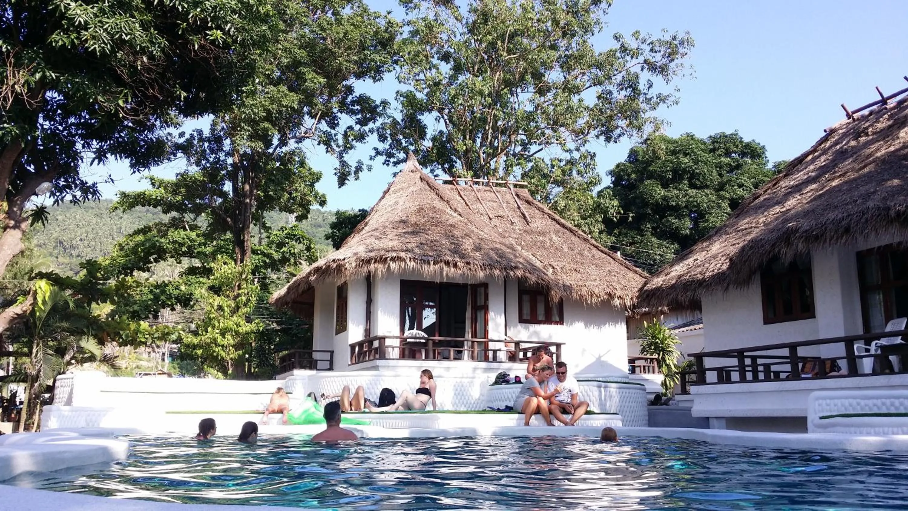 Pool view in Clear View Resort