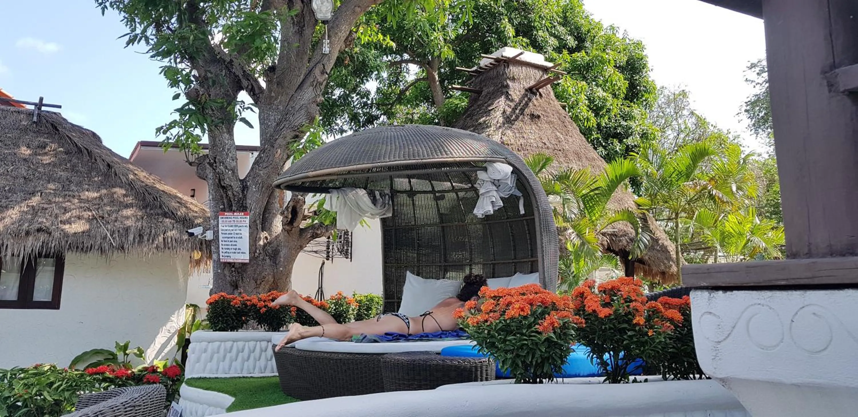 Bed in Clear View Resort