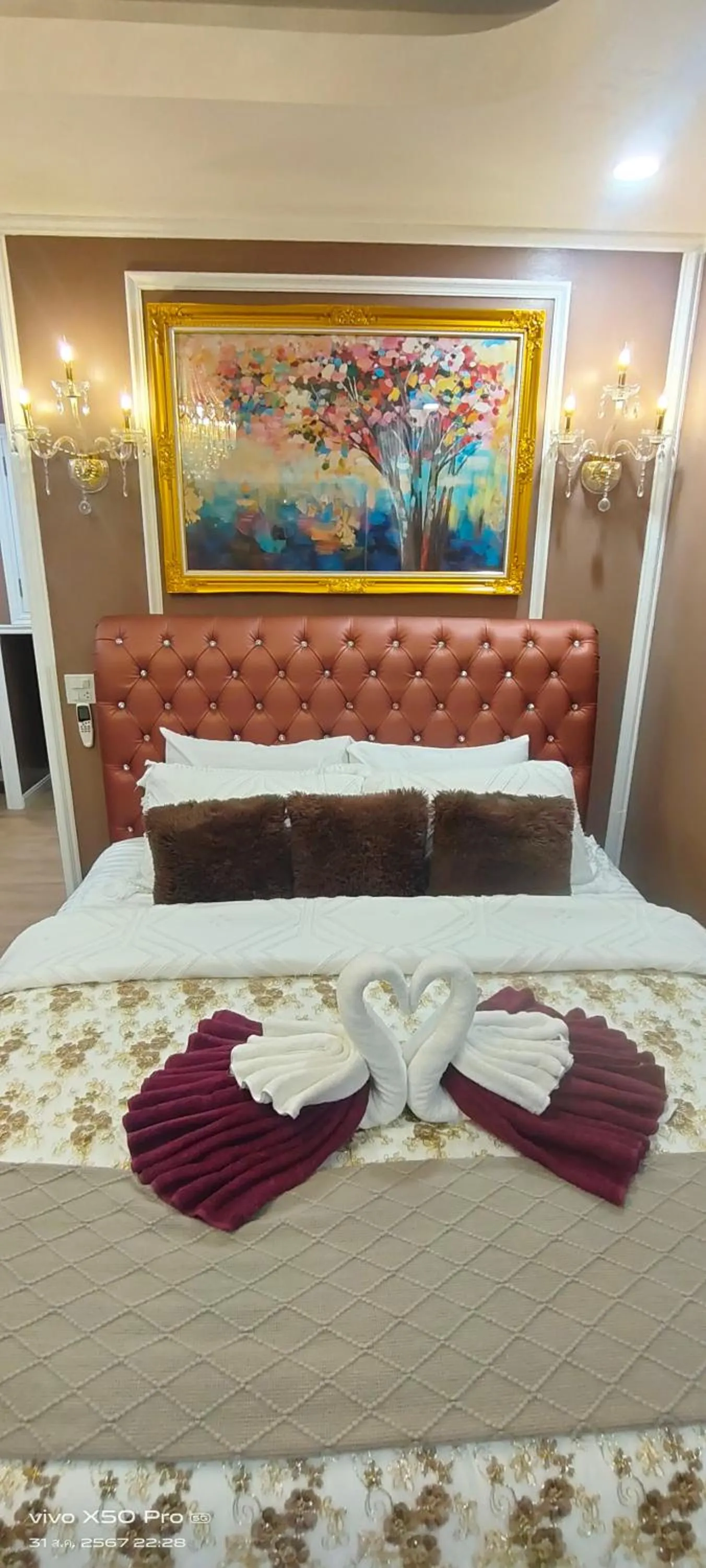 Bed in Clear View Resort