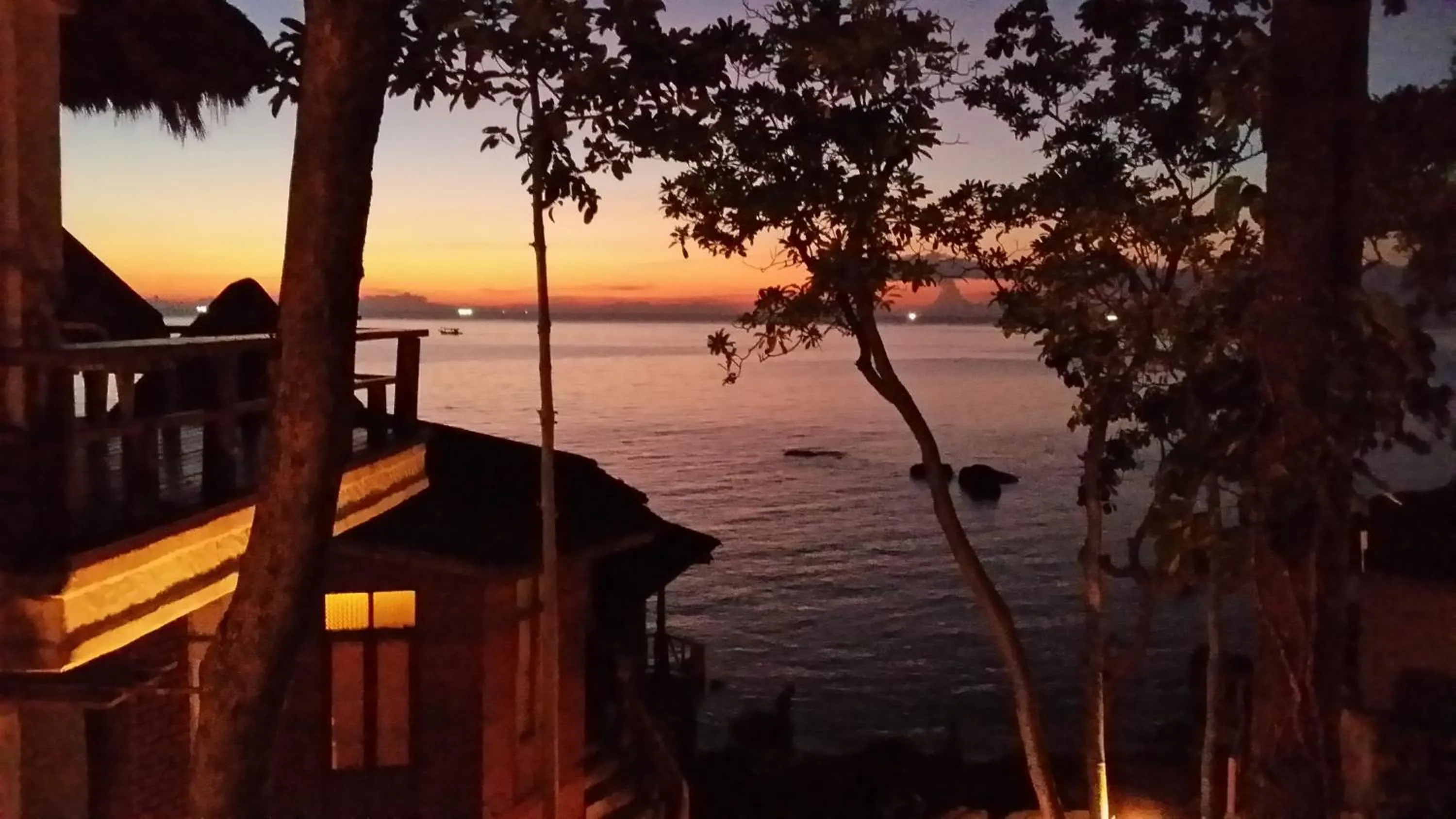 Night in Clear View Resort