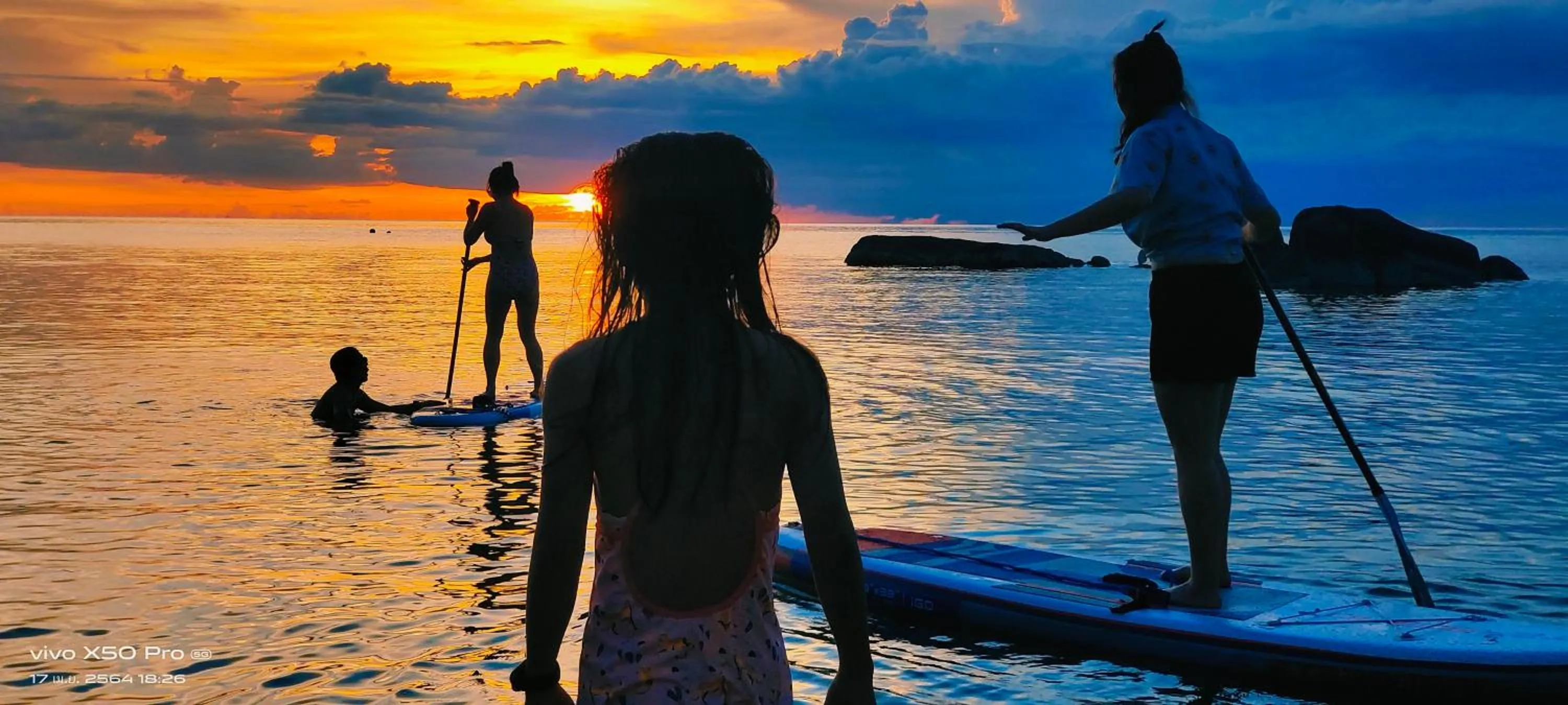 People in Clear View Resort