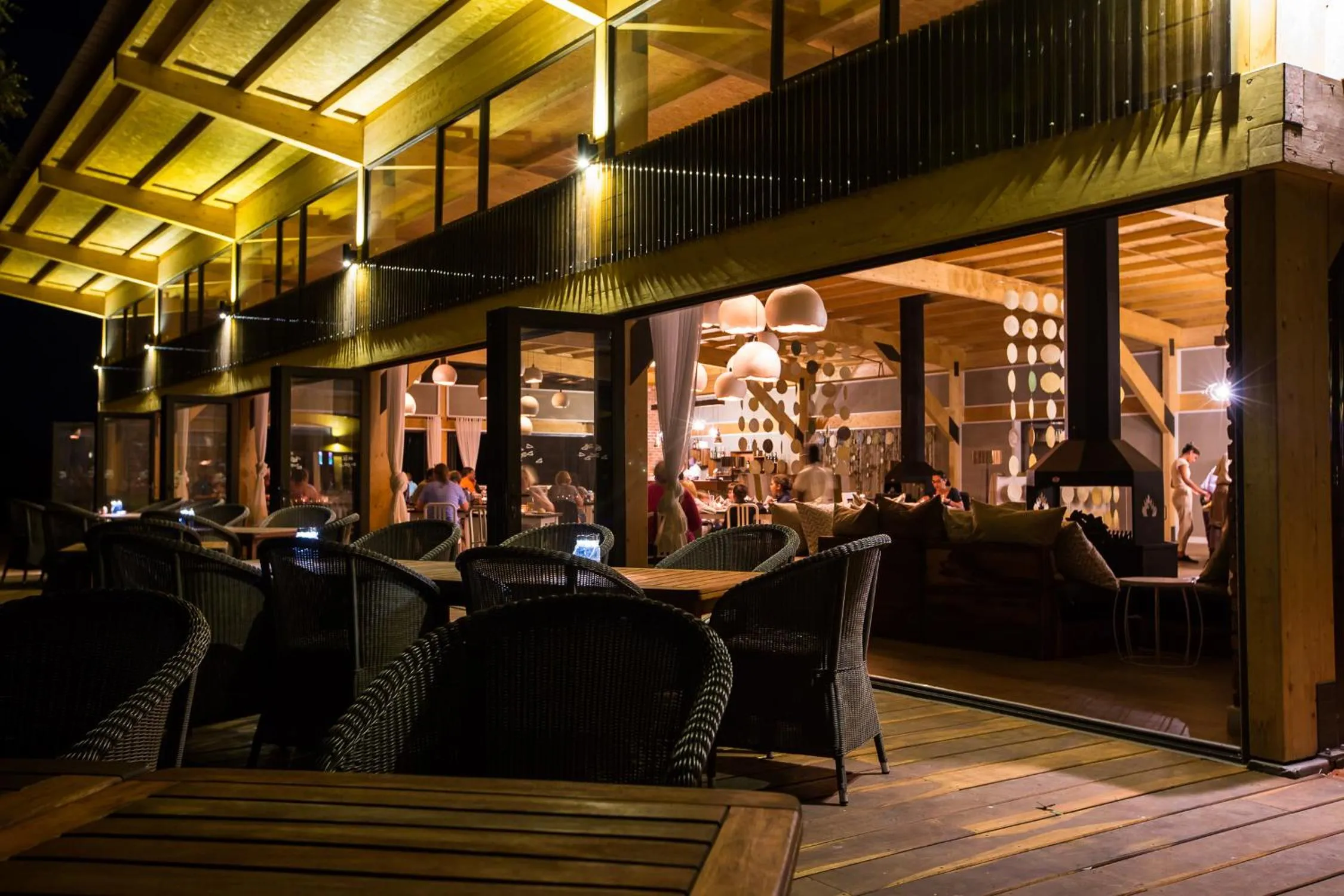 Balcony/Terrace in Gondwana Kalahari Anib Lodge