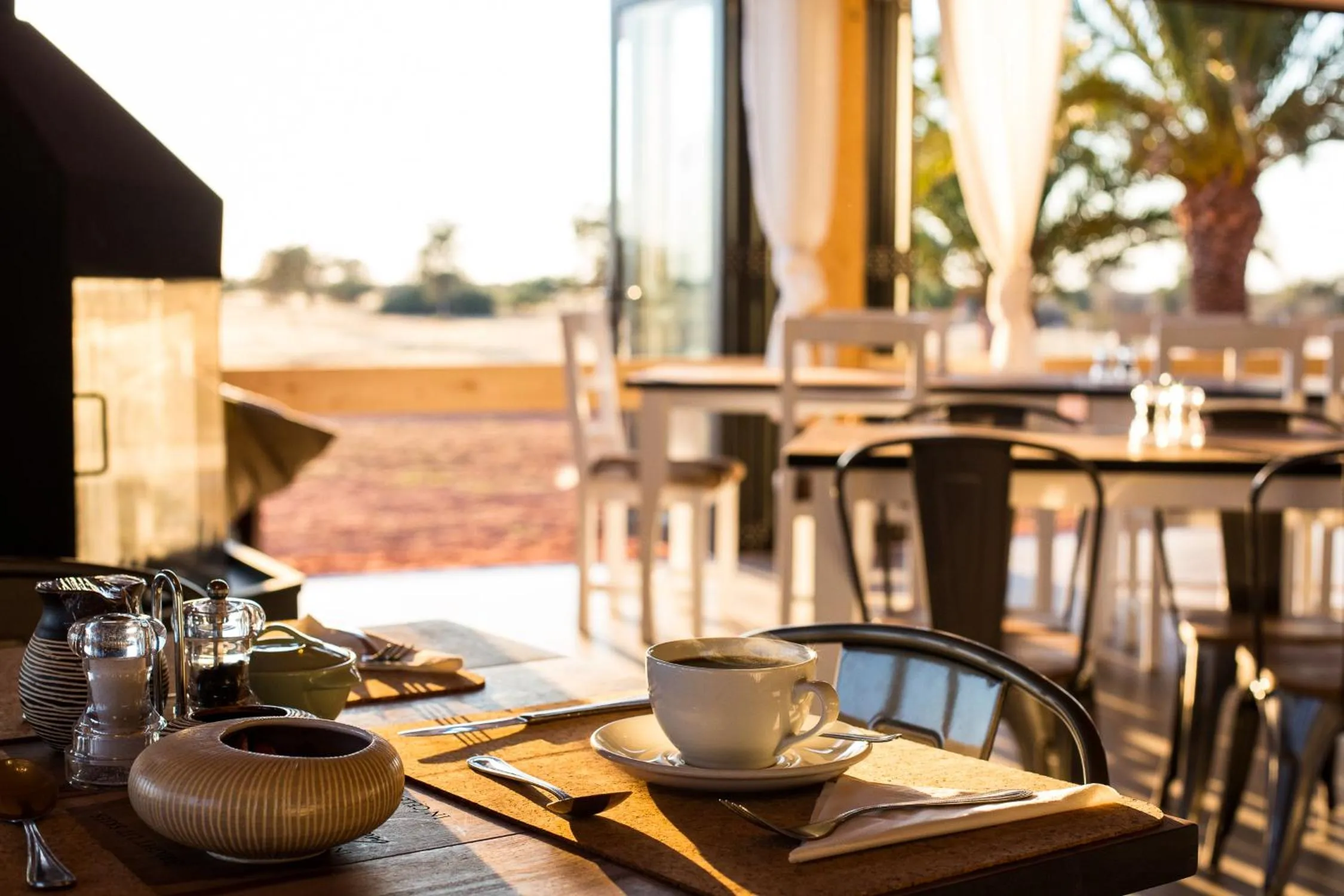 Restaurant/places to eat in Gondwana Kalahari Anib Lodge