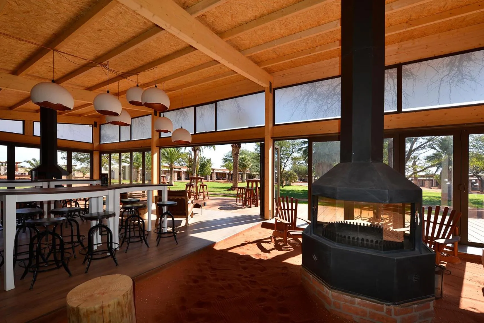 Lounge or bar in Gondwana Kalahari Anib Lodge