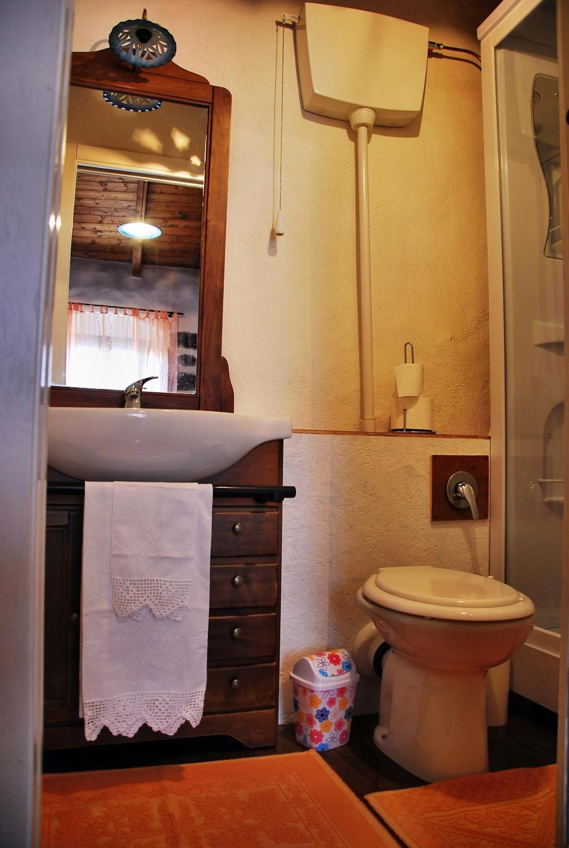 Bathroom in Casa Castori