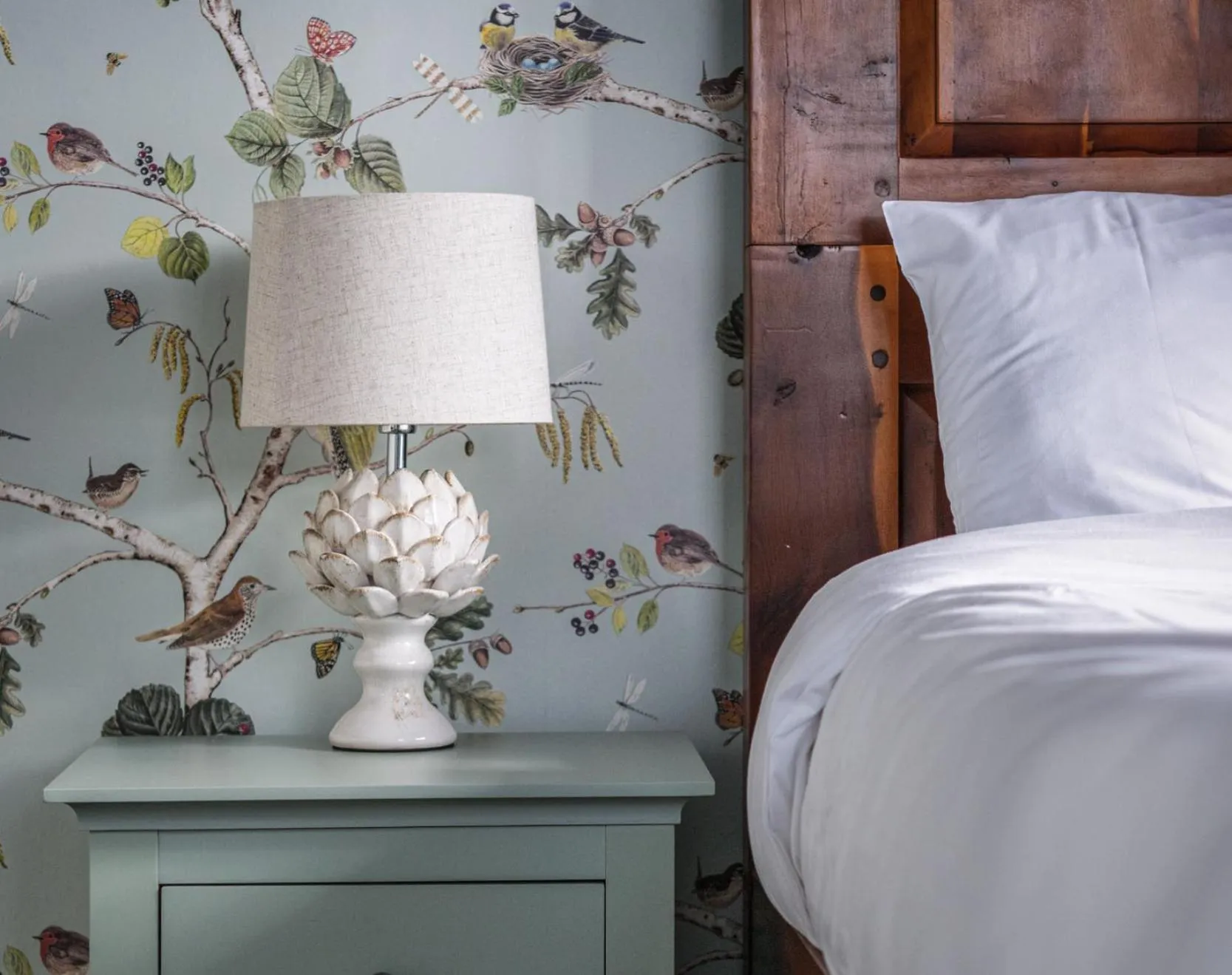 Bed in The Kings Arms Otterton