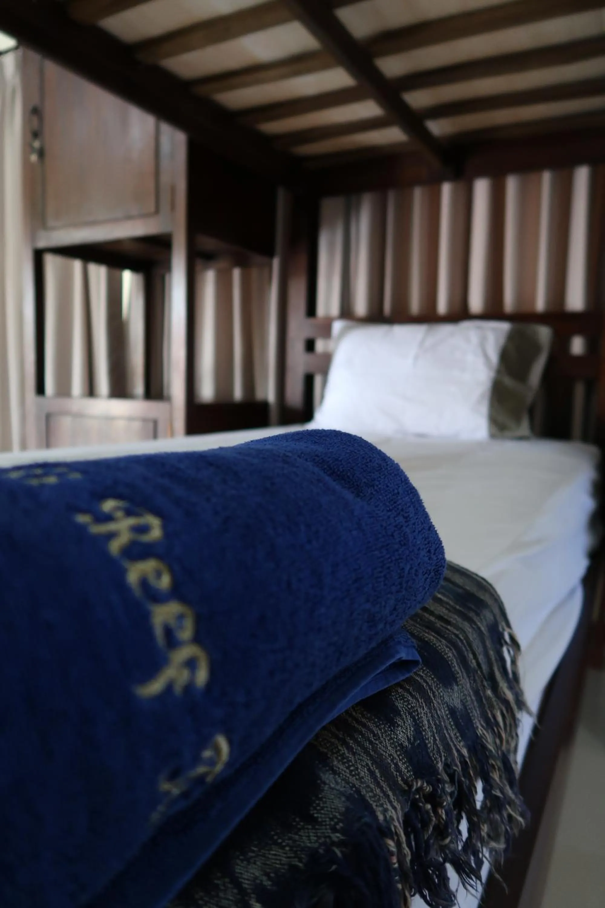 bunk bed, Bed in Bali Reef Divers Tulamben