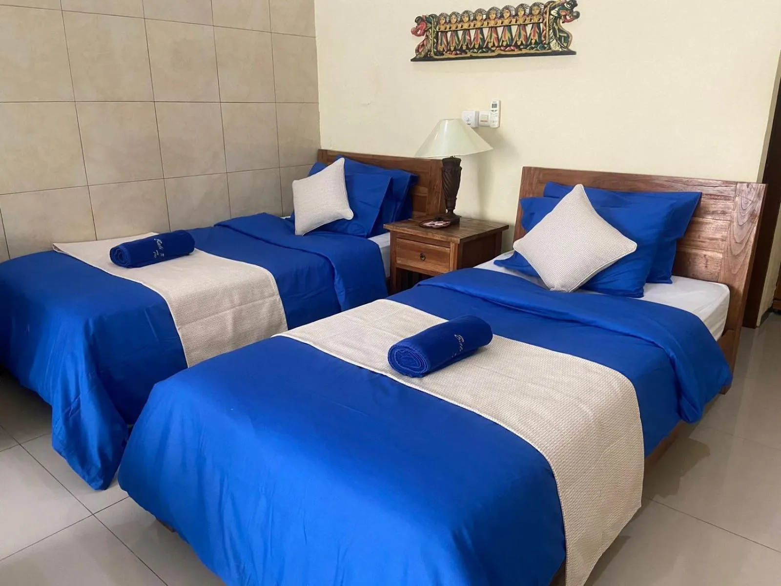 Bed in Bali Reef Divers Tulamben