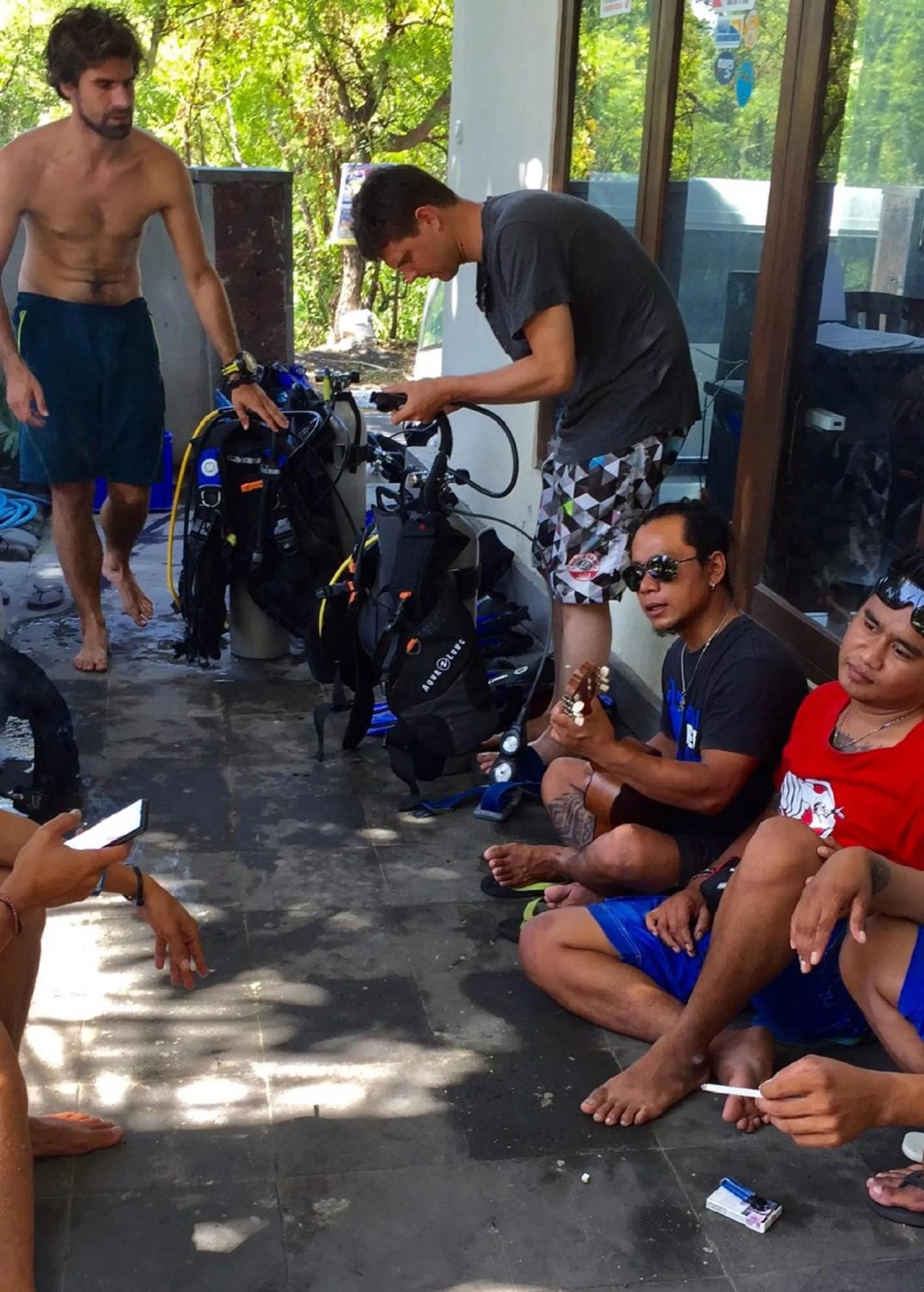 Staff in Bali Reef Divers Tulamben