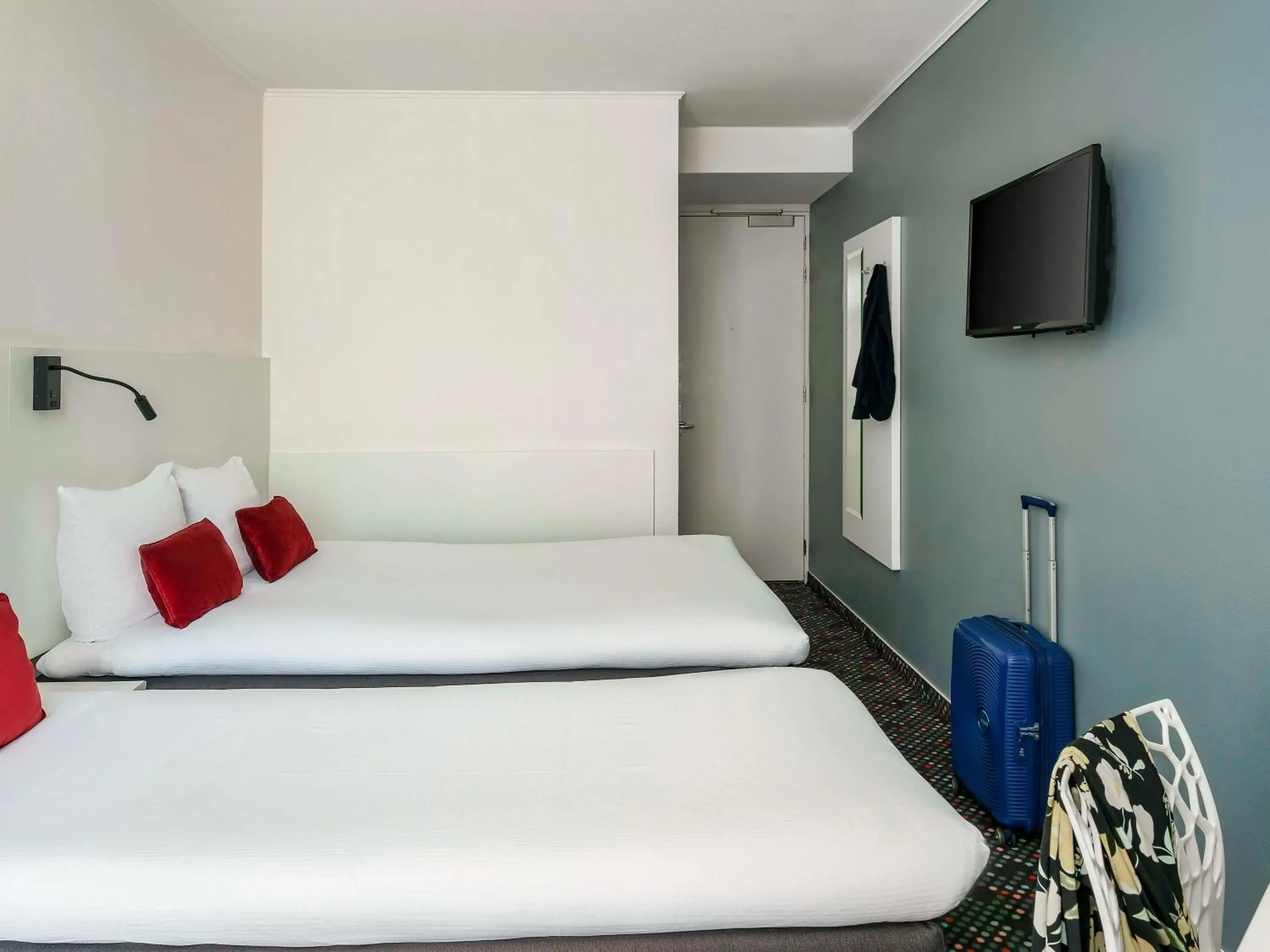 Bedroom, Bed in ibis Styles Amsterdam City Bedroom, Bed in ibis Styles Amsterdam City