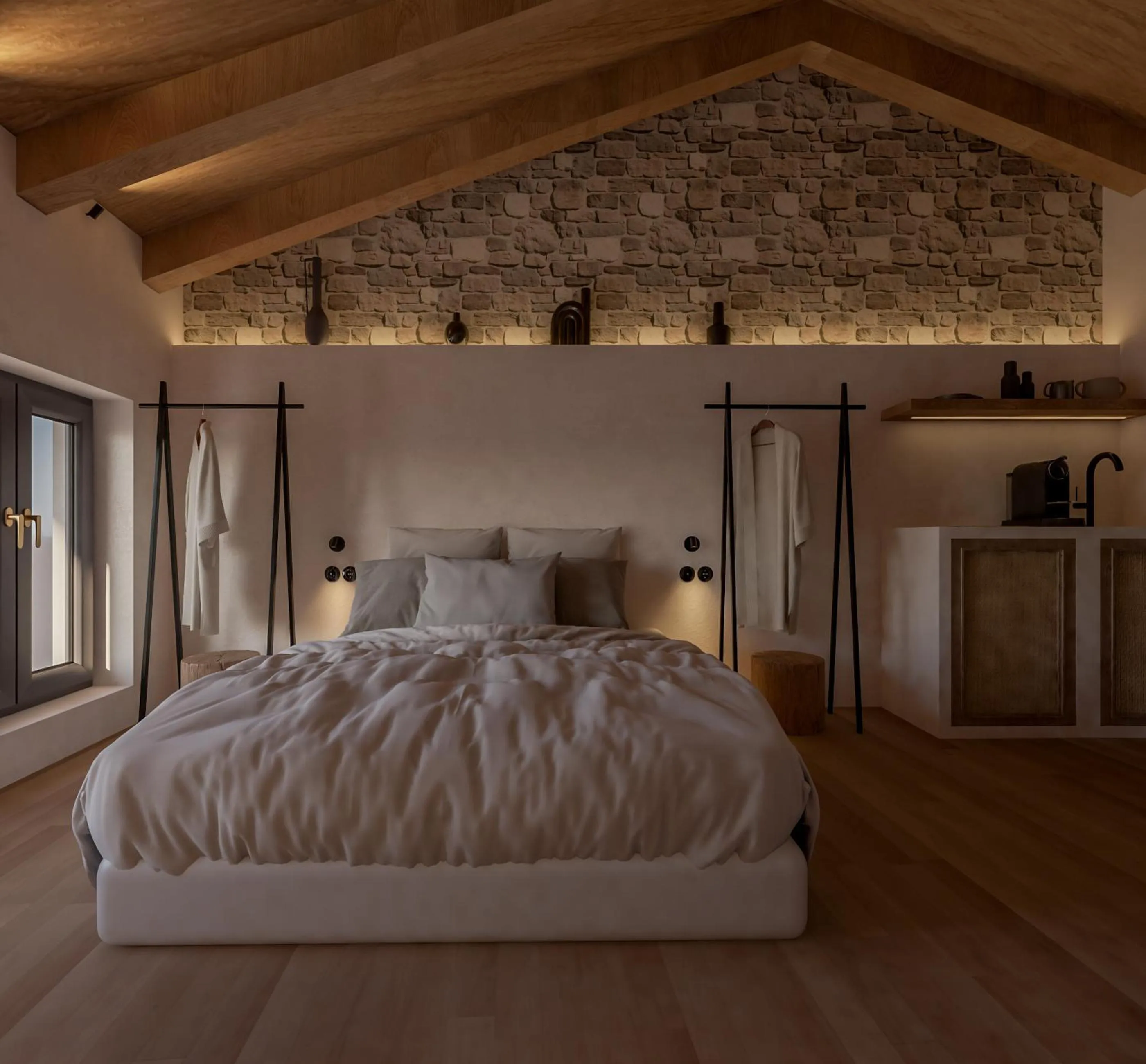 Bed in 12 PYLES Living History