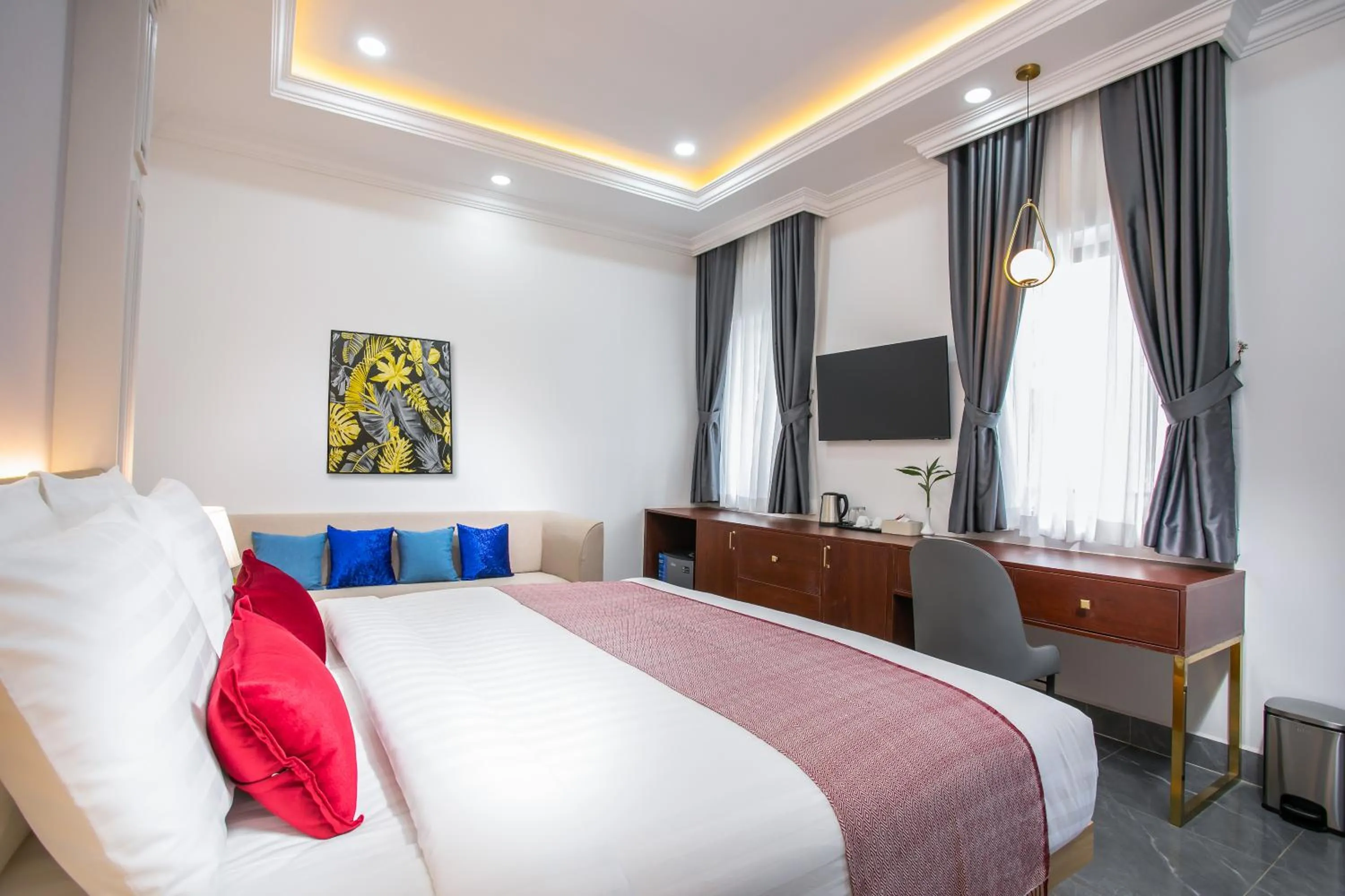 Bedroom, Bed in Cambana Poipet Hotel