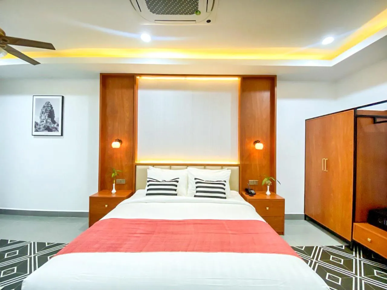 Bedroom, Bed in Cambana Poipet Hotel