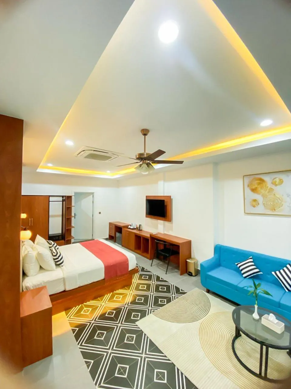 Bedroom, Bed in Cambana Poipet Hotel