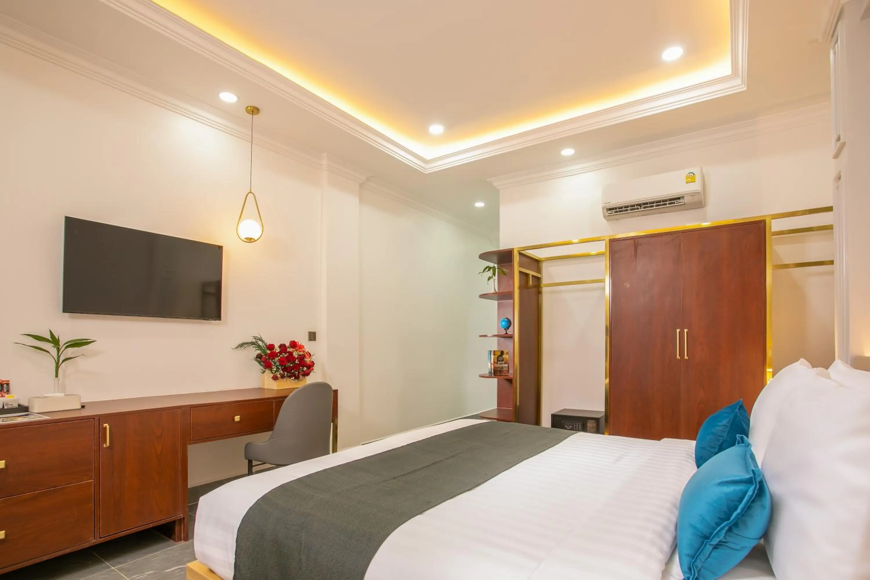 Bed in Cambana Poipet Hotel