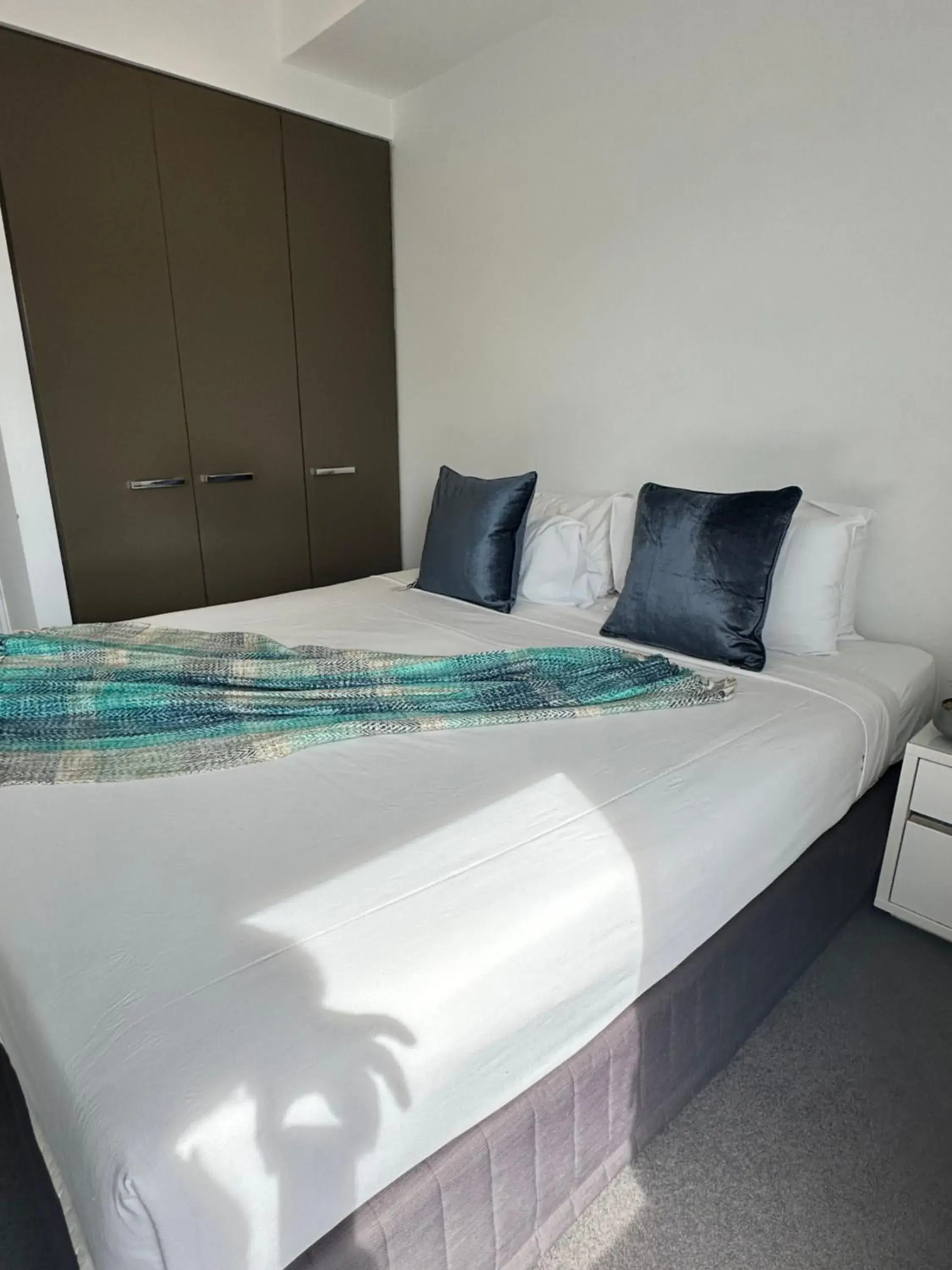 Bedroom, Bed in Adele Apartment Hotel East Melbourne Bedroom, Bed in Adele Apartment Hotel East Melbourne