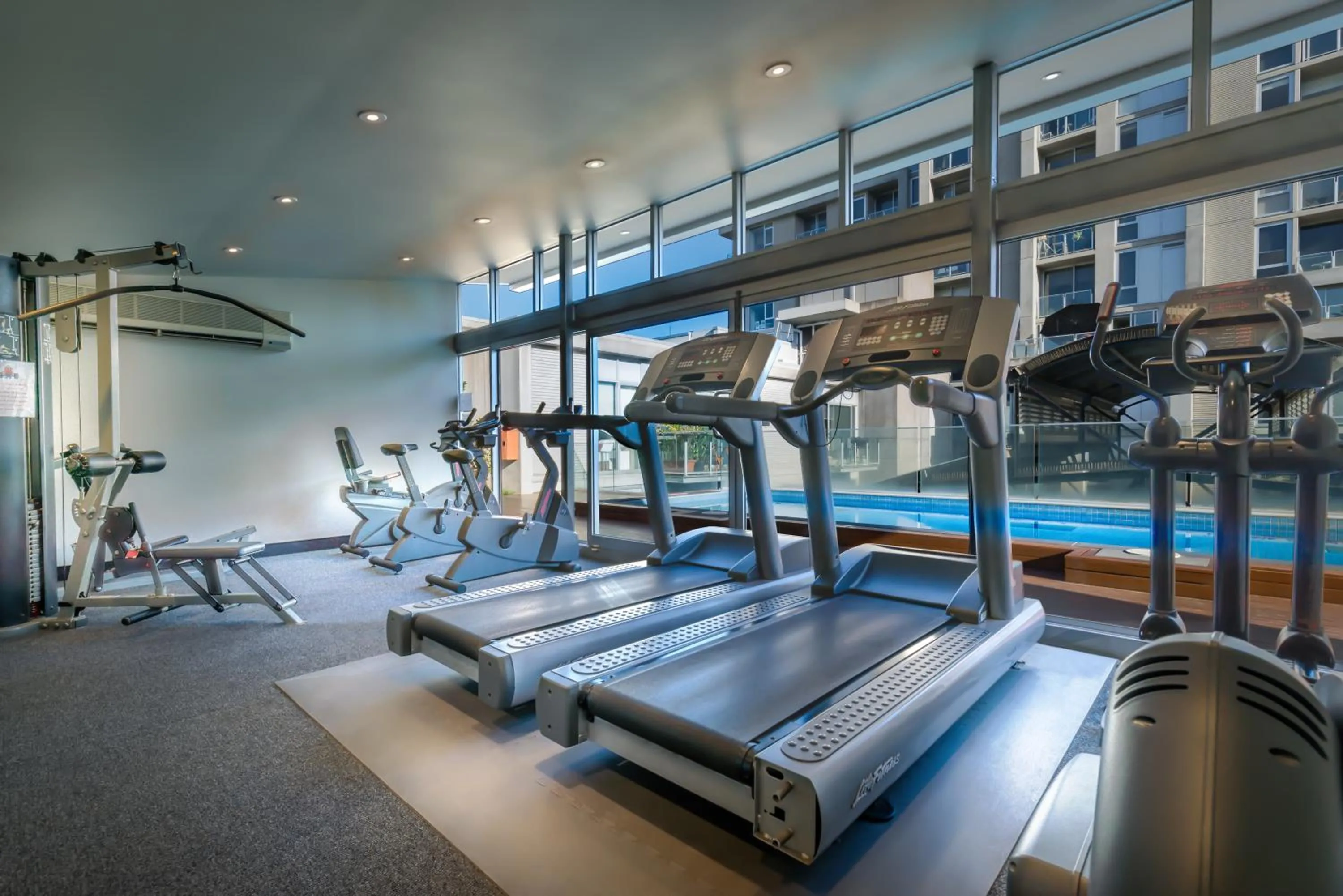 Fitness centre/facilities in Adele Apartment Hotel East Melbourne