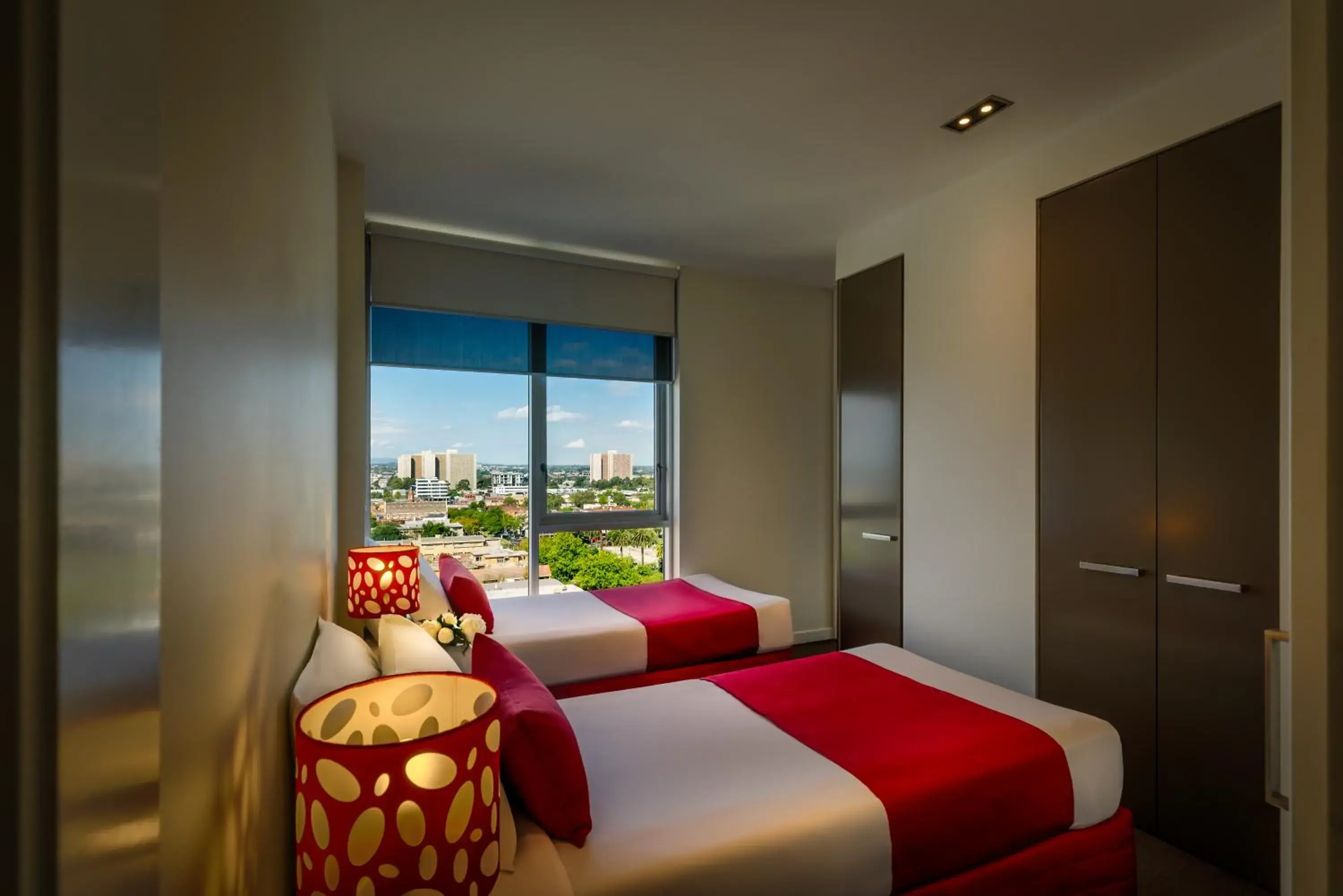 Bedroom, Bed in Adele Apartment Hotel East Melbourne Bedroom, Bed in Adele Apartment Hotel East Melbourne