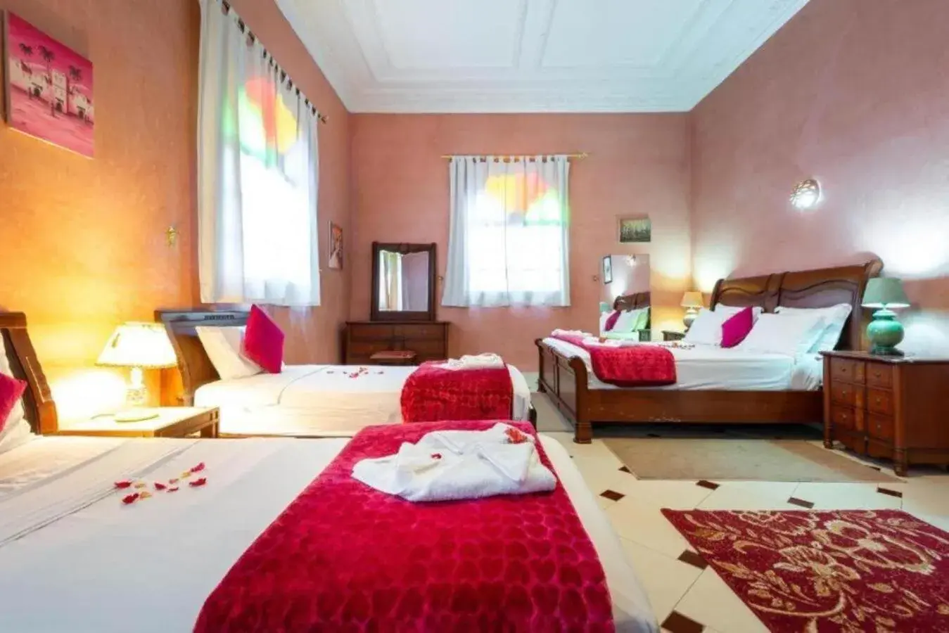 Bed in Riad Qodwa Bed in Riad Qodwa