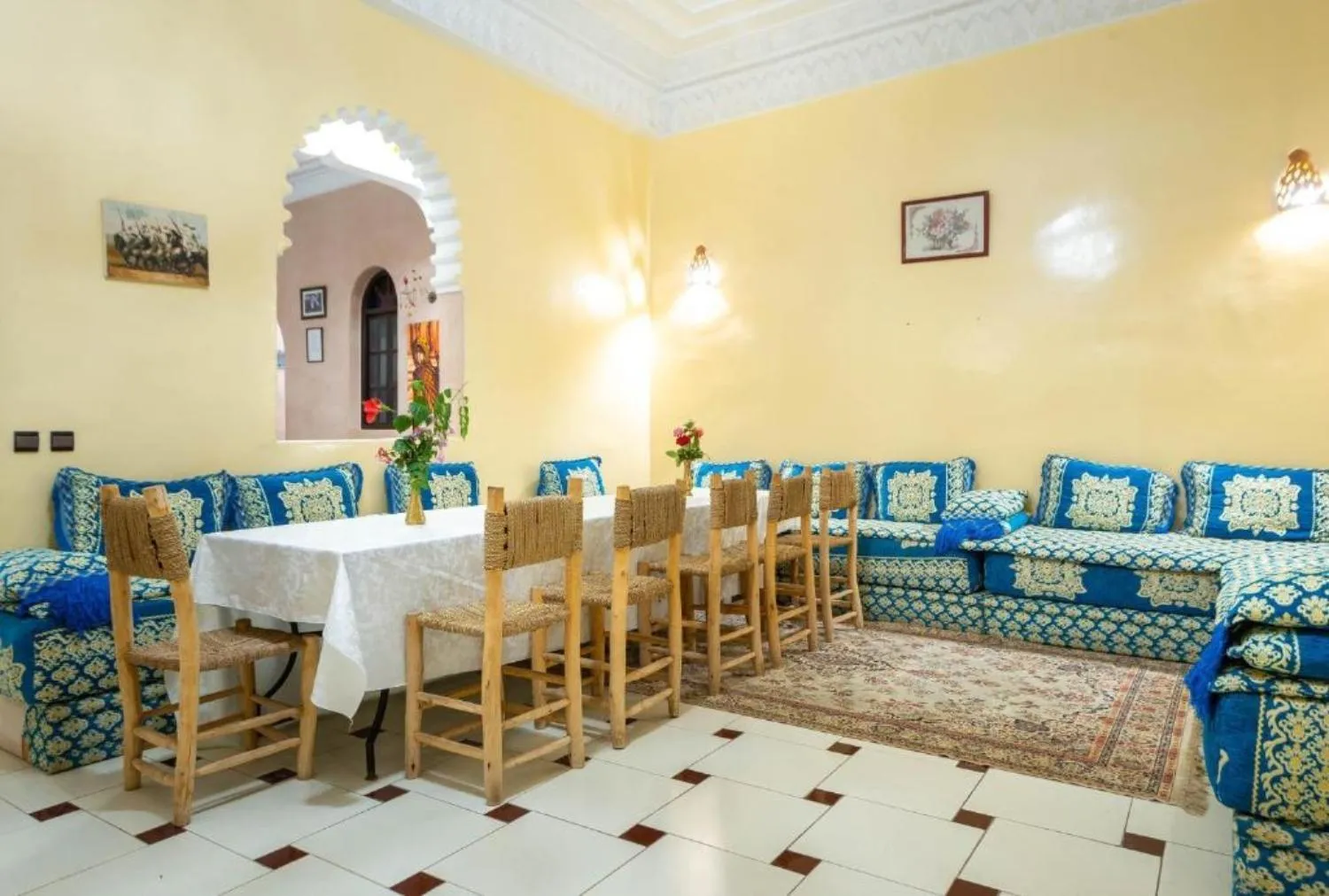 Living room in Riad Qodwa