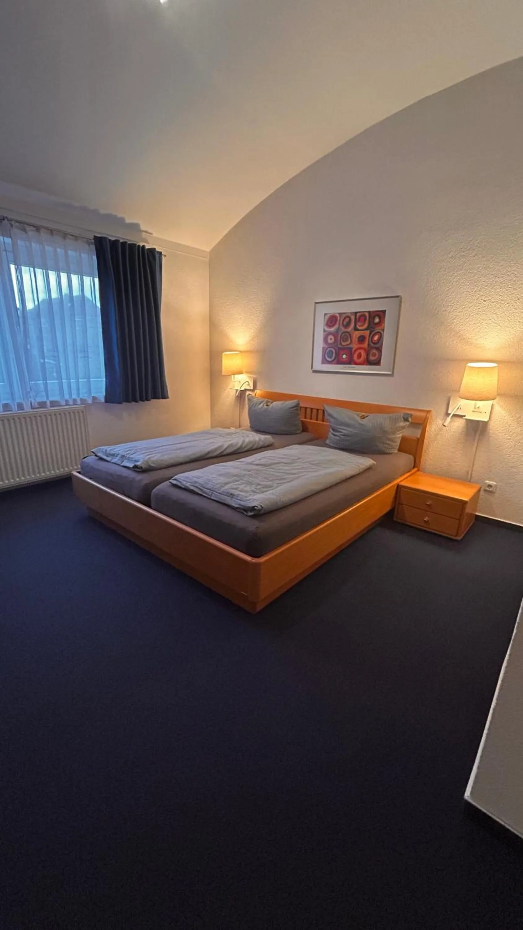 Bedroom, Bed in Hotel Gästehaus Linden