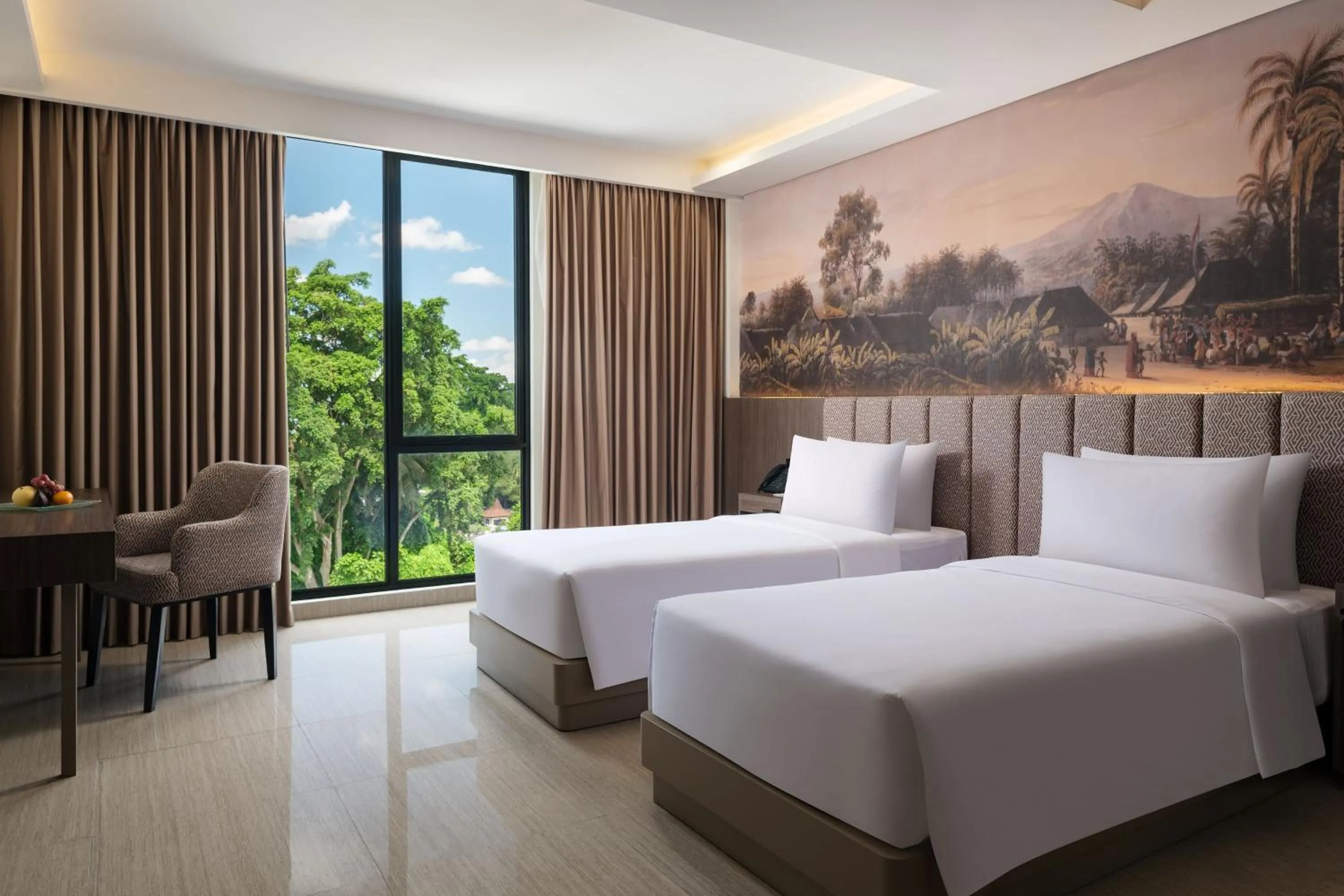 Bedroom, Bed in Hotel Santika Blitar