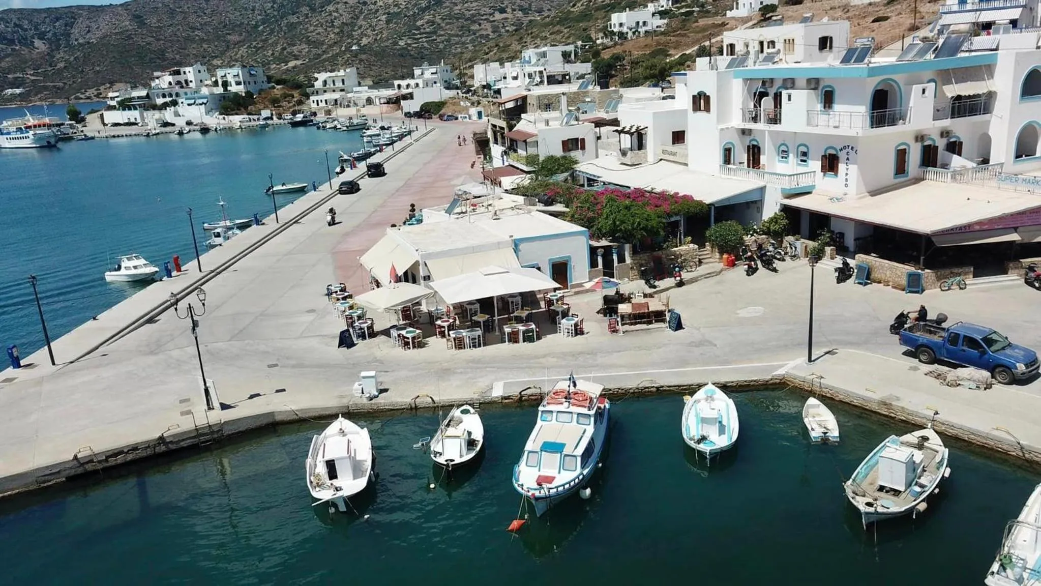 Bird's eye view in Calypso Hotel