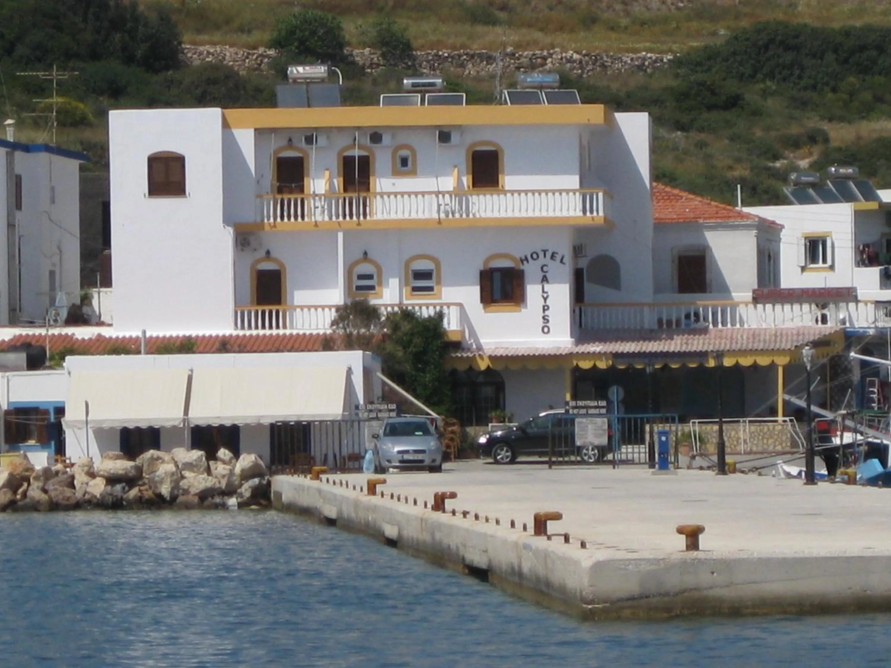 Facade/entrance in Calypso Hotel