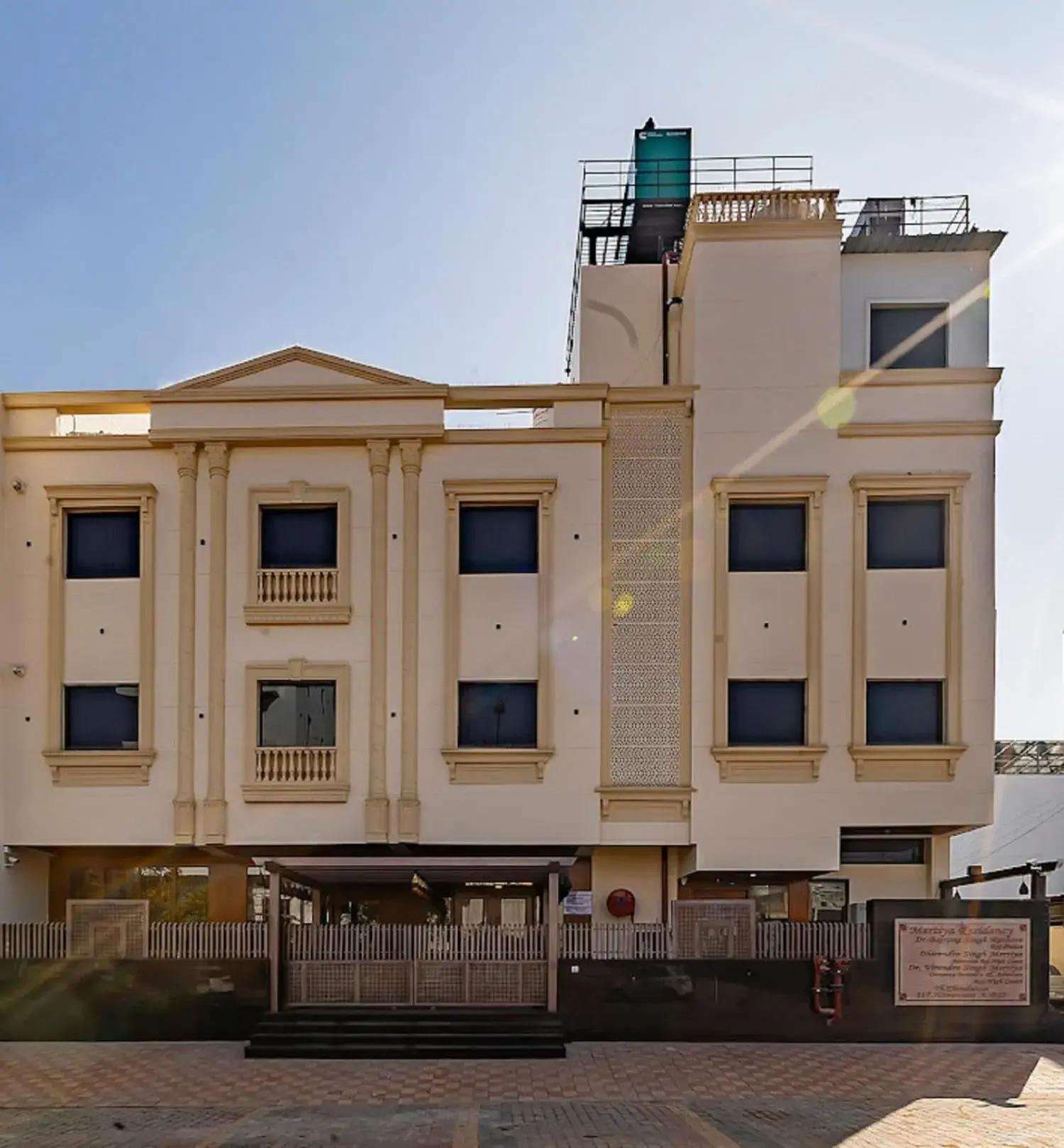 Facade/entrance in Mertiya Residency Facade/entrance in Mertiya Residency