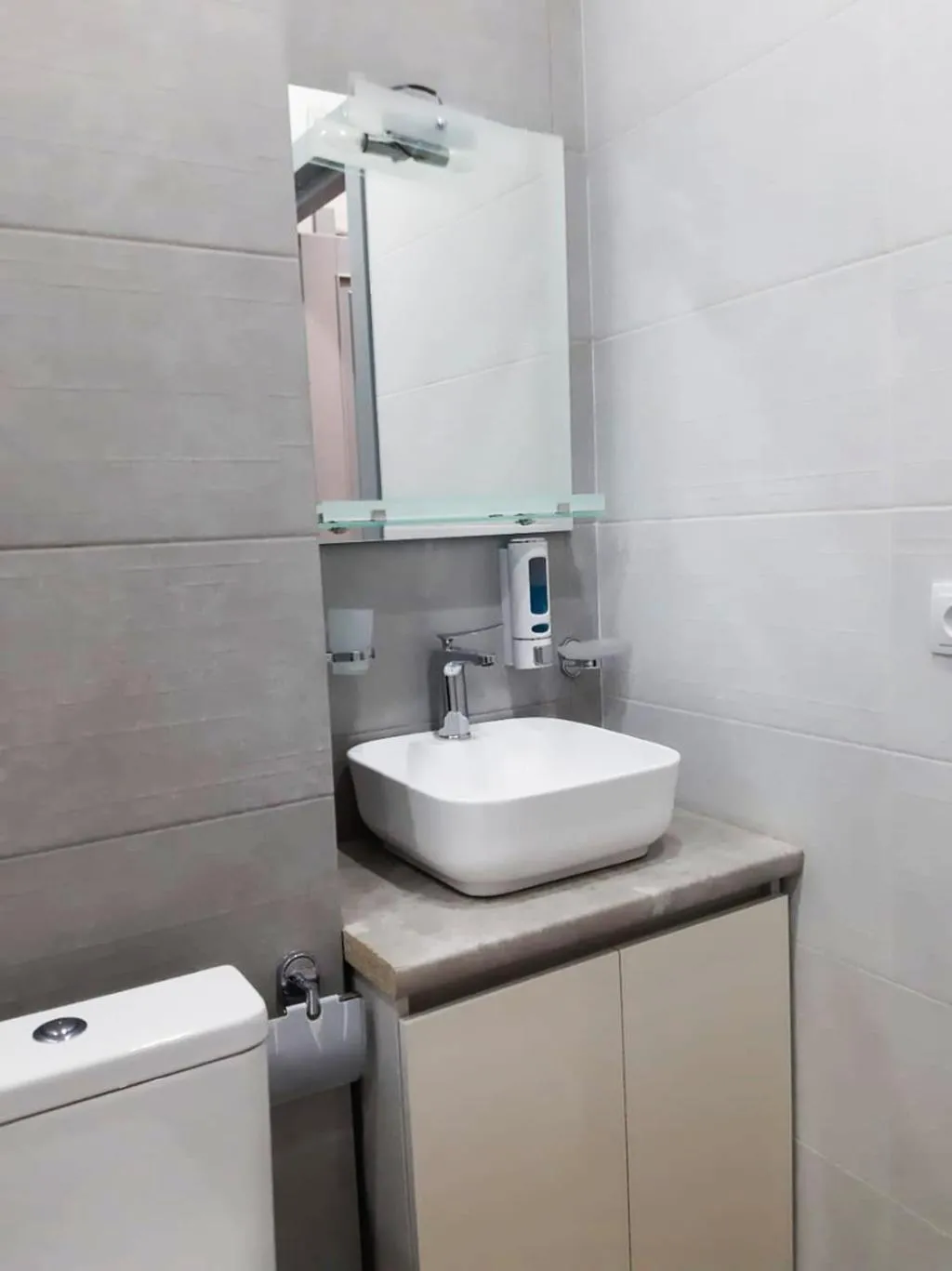 Bathroom in Two-bedroom apartment in the Saakadze tower