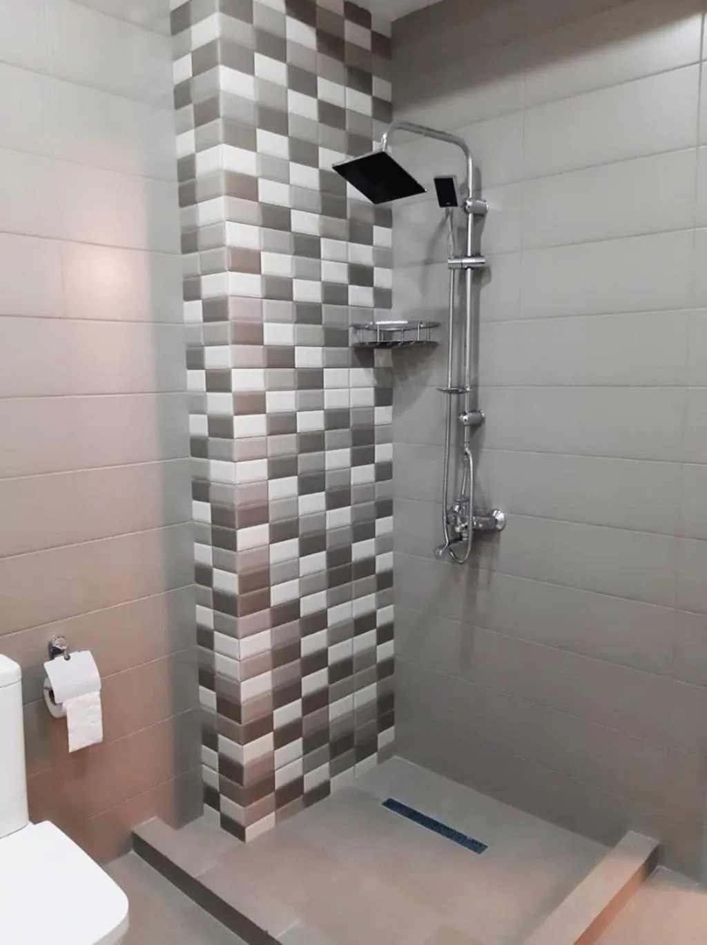Shower in Two-bedroom apartment in the Saakadze tower