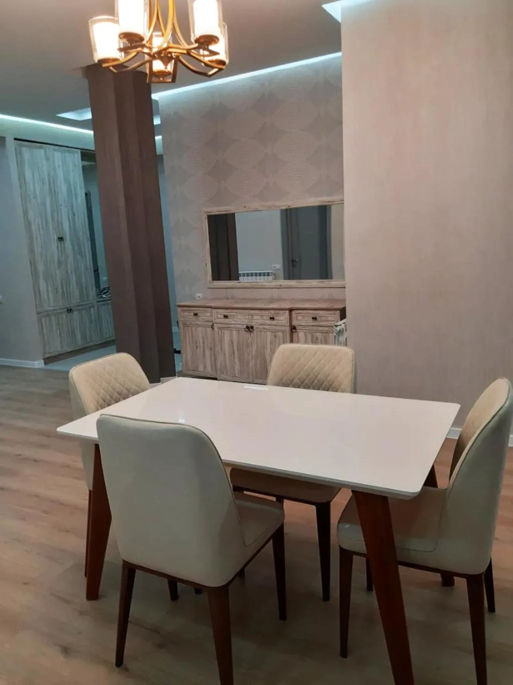 Seating area in Two-bedroom apartment in the Saakadze tower