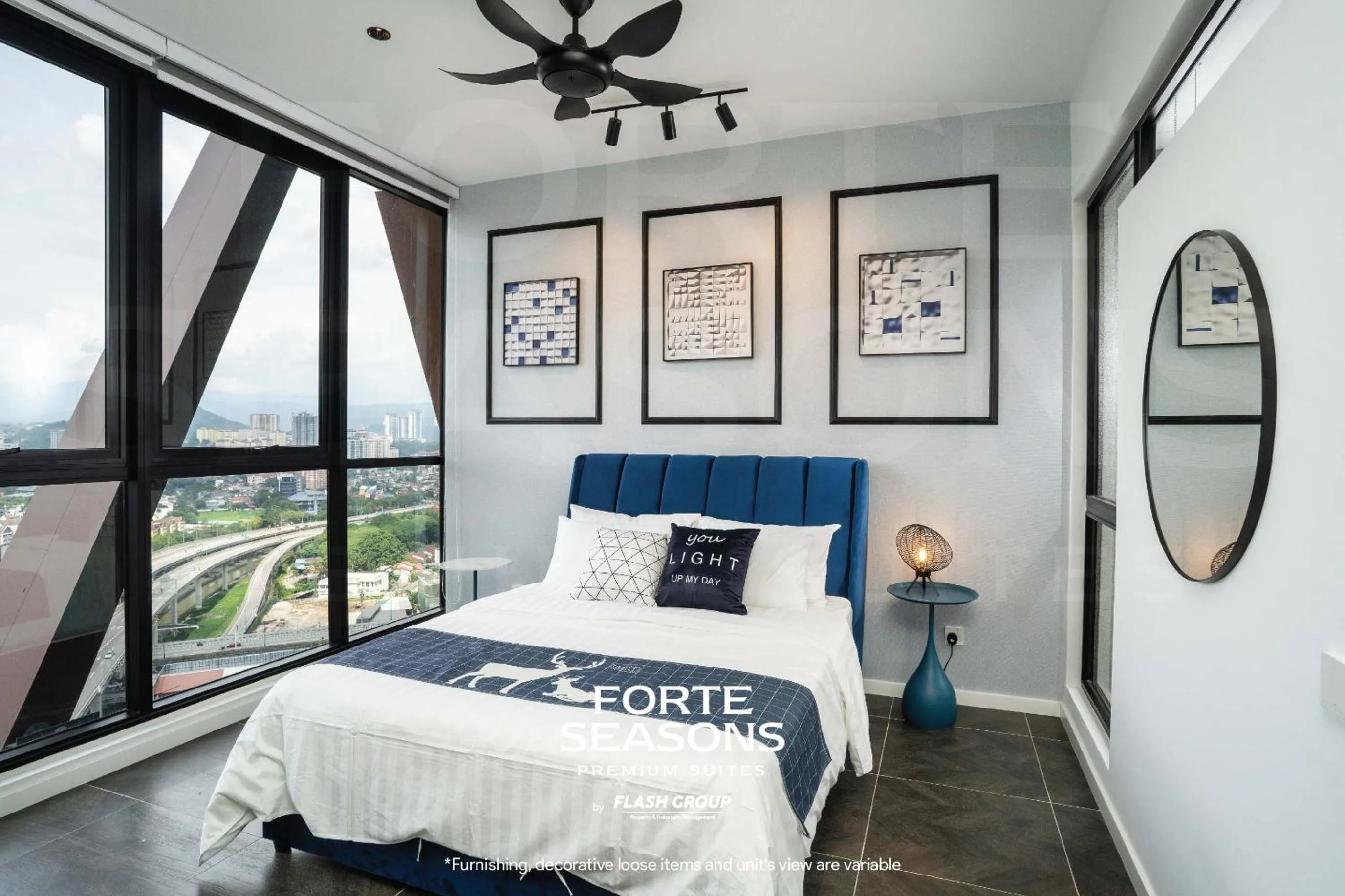 Bed in Forte Seasons Scarletz Premium Suites @ KLCC