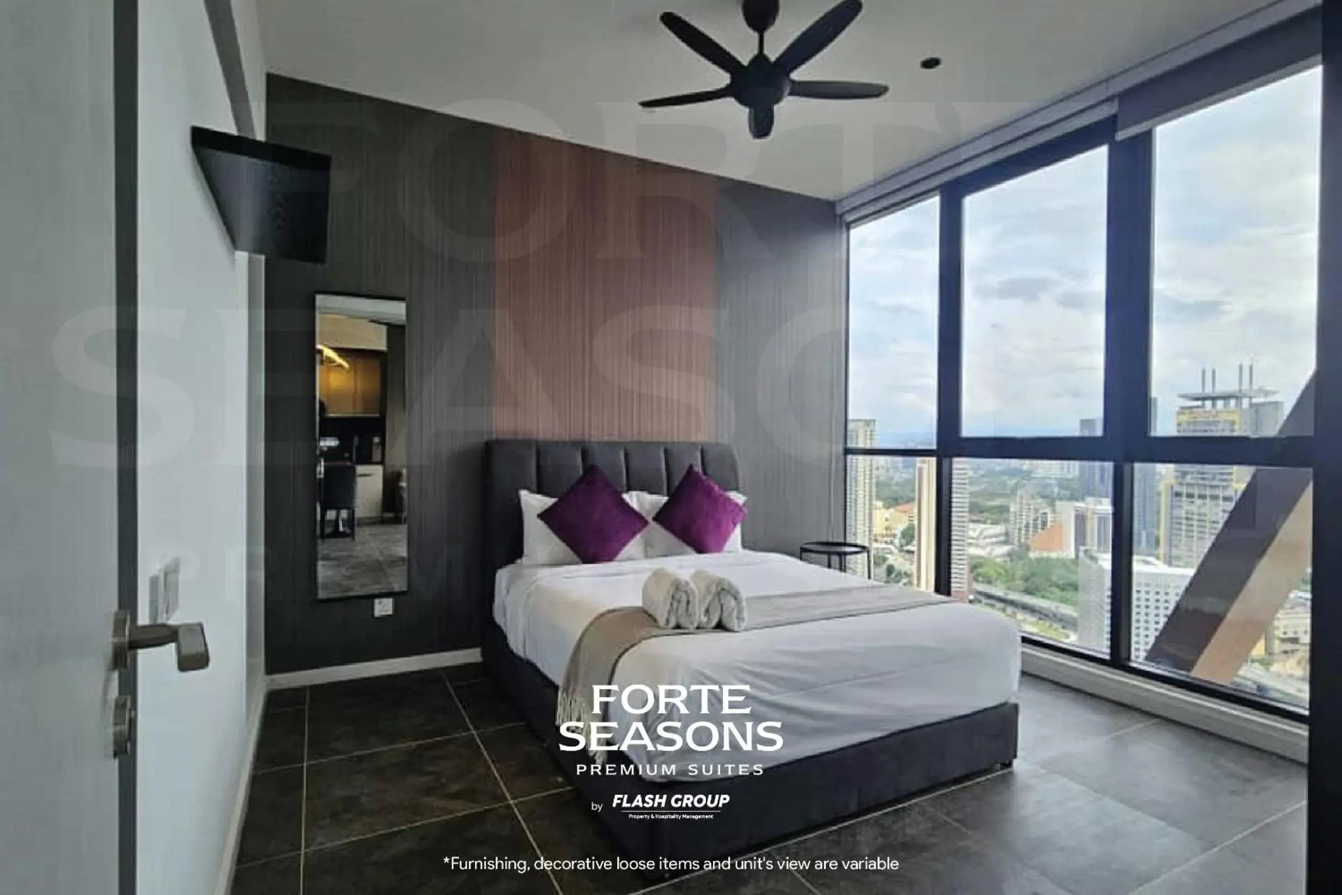 Bed in Forte Seasons Scarletz Premium Suites @ KLCC Bed in Forte Seasons Scarletz Premium Suites @ KLCC