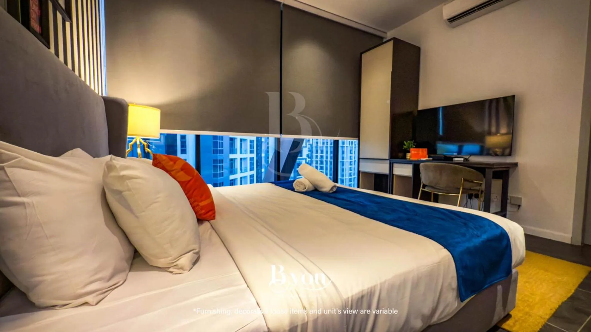 Bed in Forte Seasons Scarletz Premium Suites @ KLCC