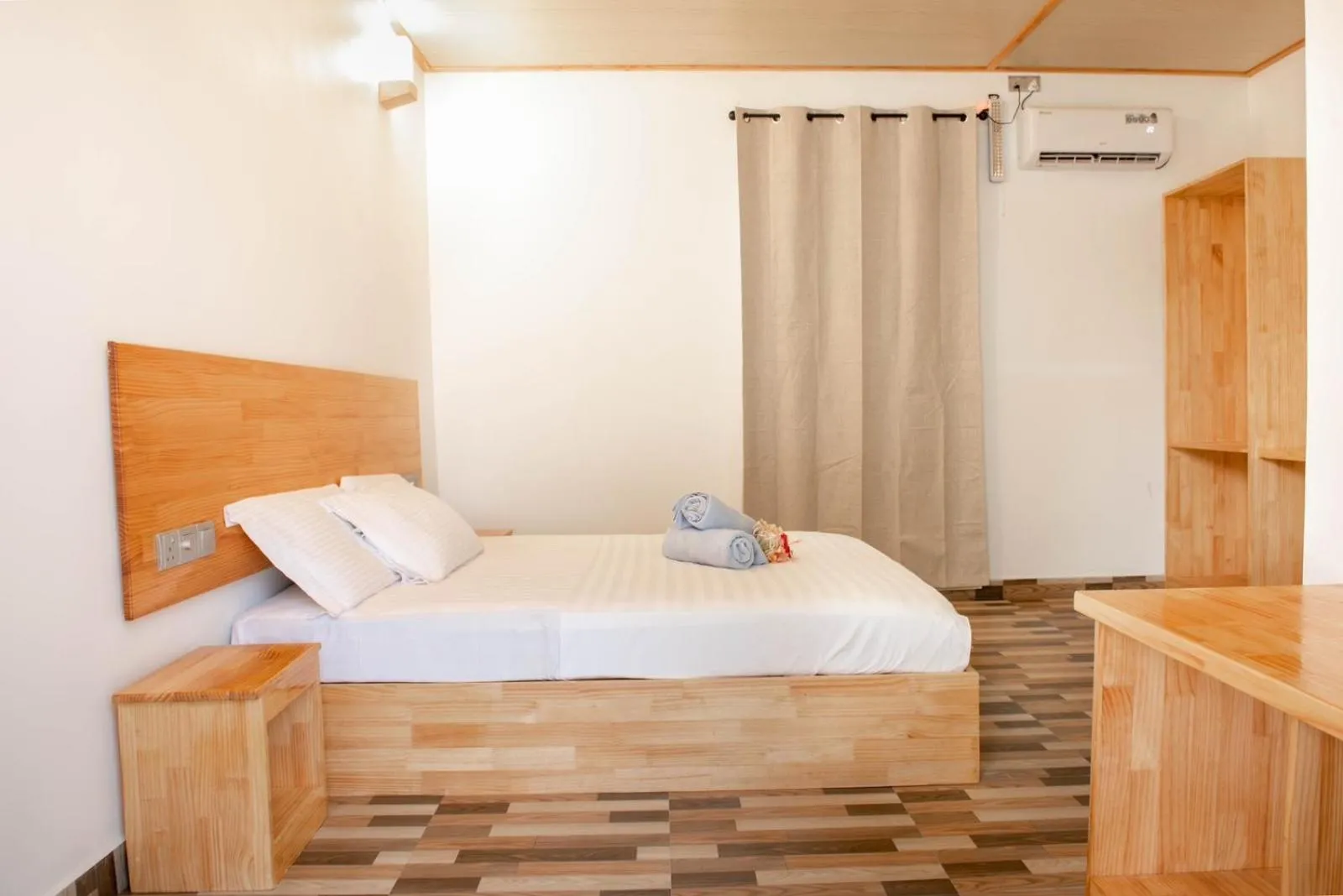 Bed in Fulidhoo Hathaa Retreat