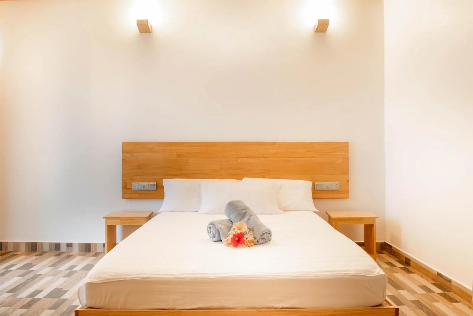 Bed in Fulidhoo Hathaa Retreat