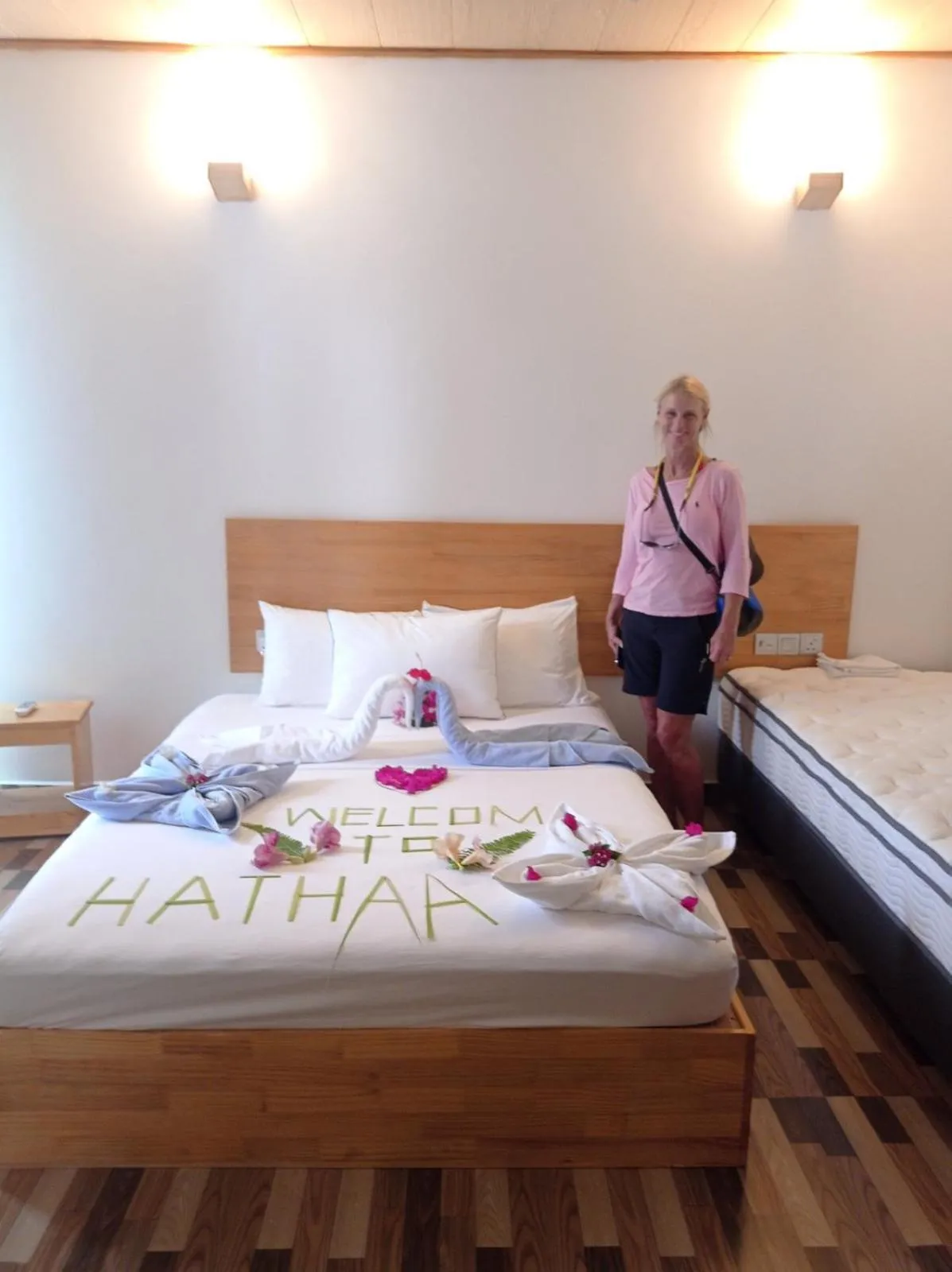Bed in Fulidhoo Hathaa Retreat