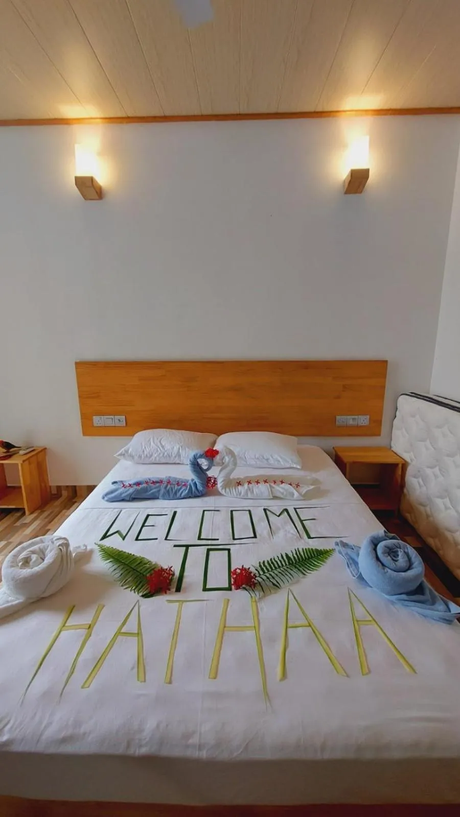 Bed in Fulidhoo Hathaa Retreat