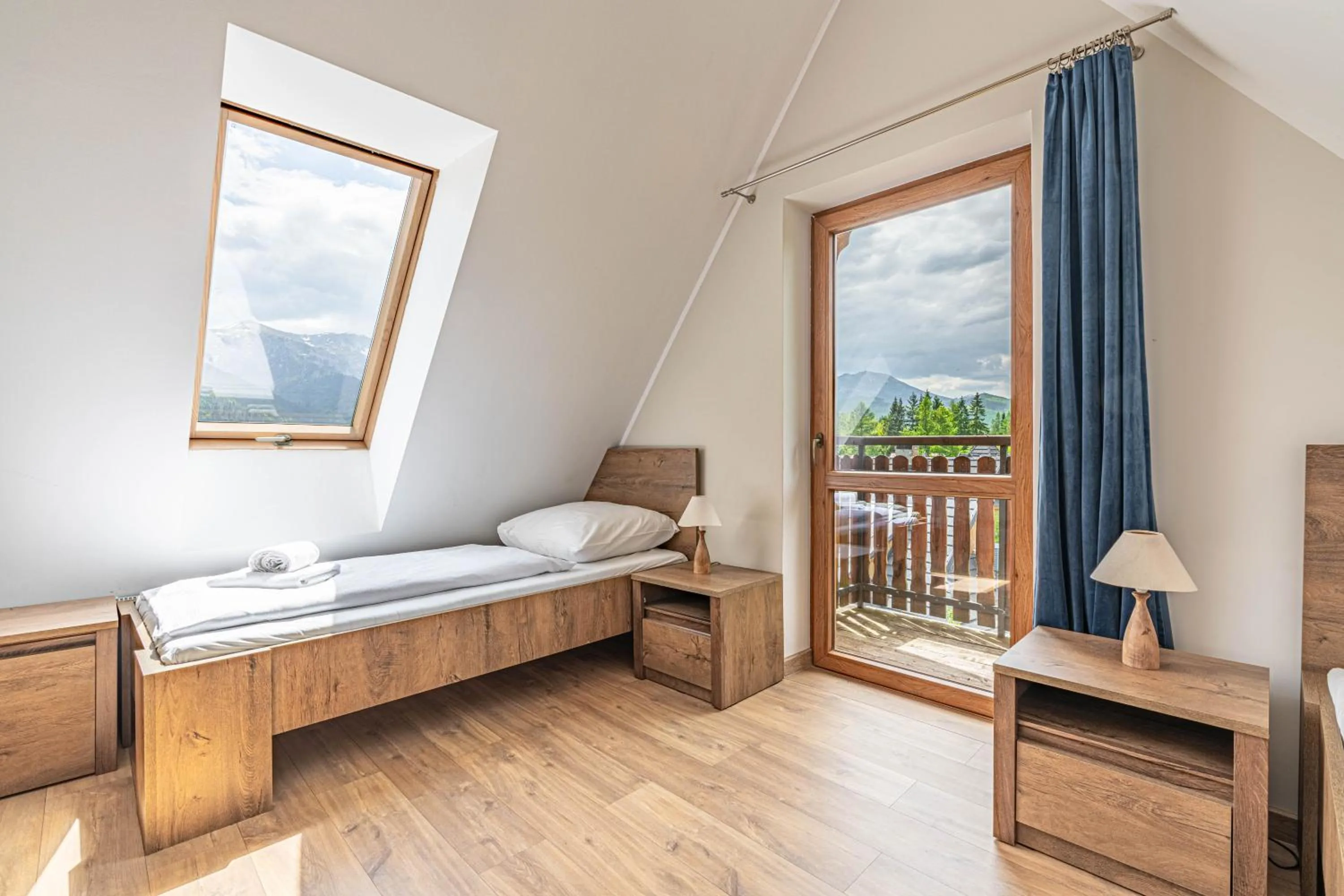 Bed in Willa Serafin-basen, sauny i jacuzzi w Willa Baciarka dodatkowo płatne