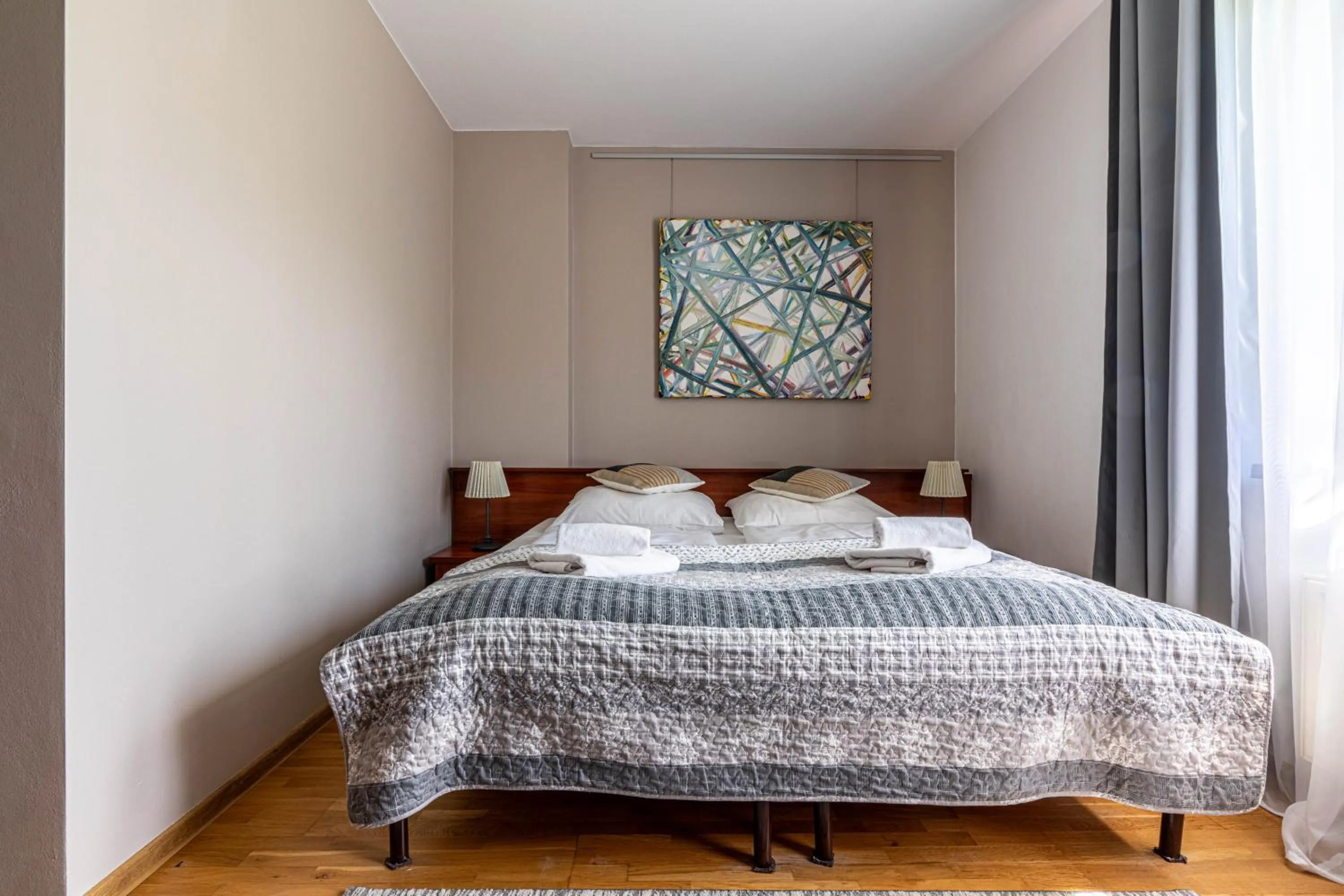 Bed in Willa Serafin-basen, sauny i jacuzzi w Willa Baciarka dodatkowo płatne