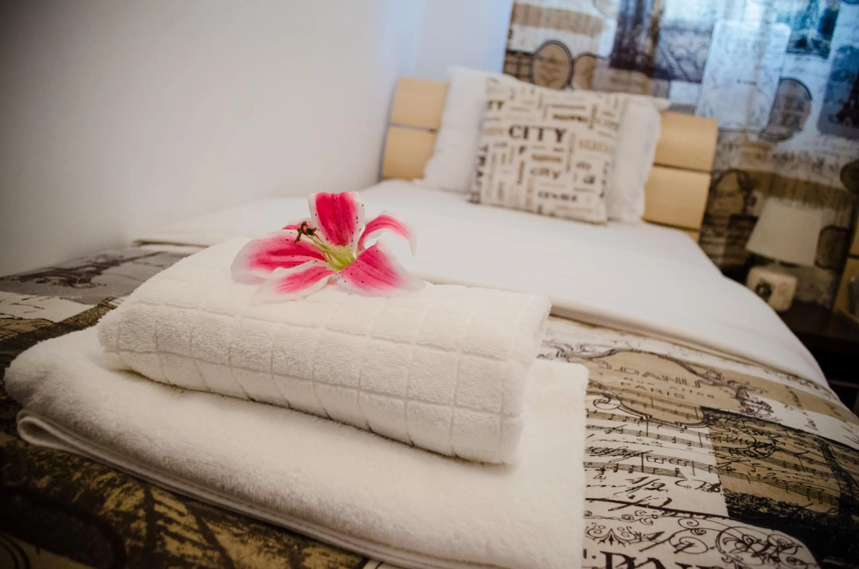 Bed in City Lux Villa