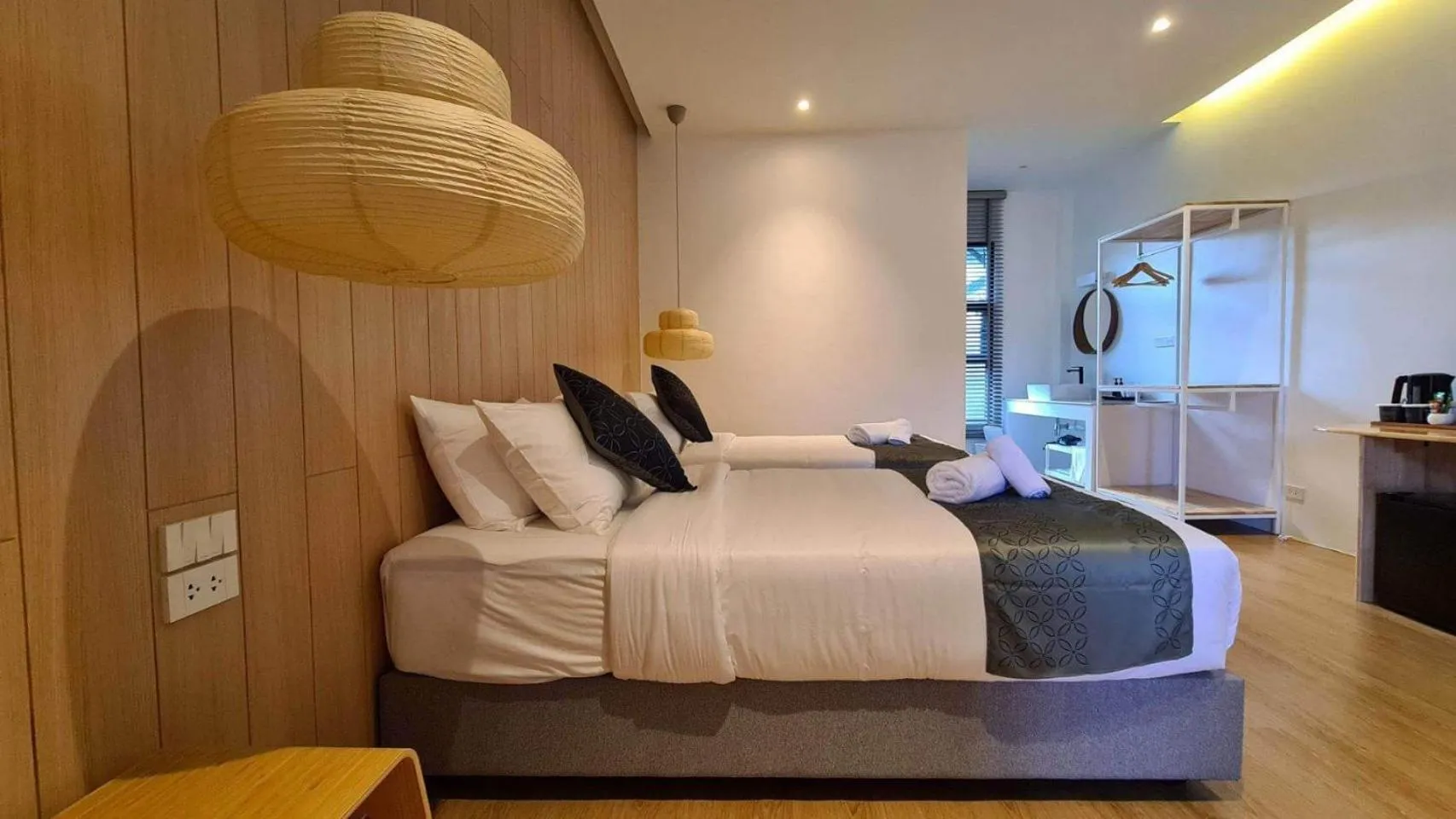 Bed in Pattanipirom Boutique Hotel