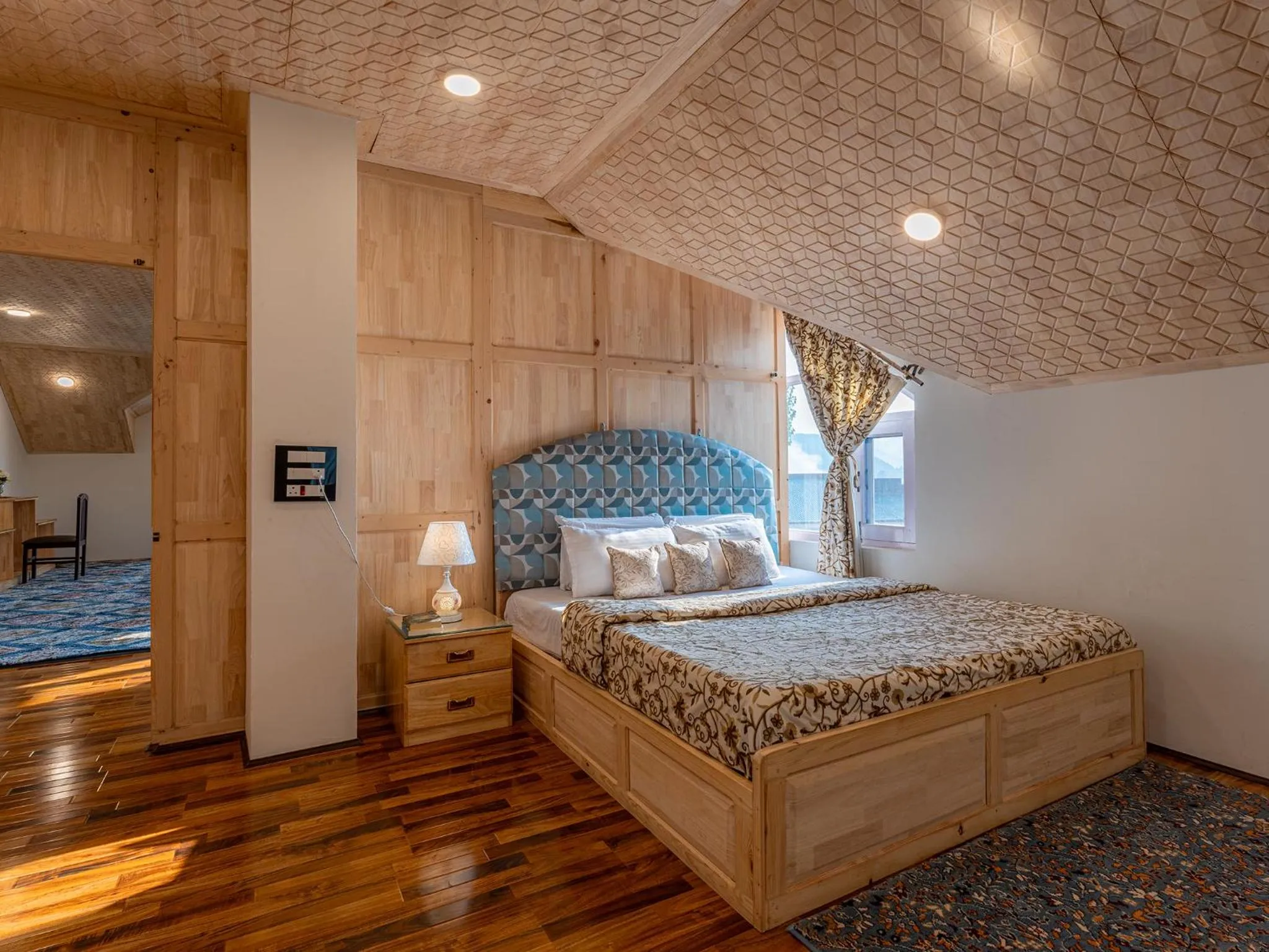 Bedroom, Bed in Moustache Srinagar